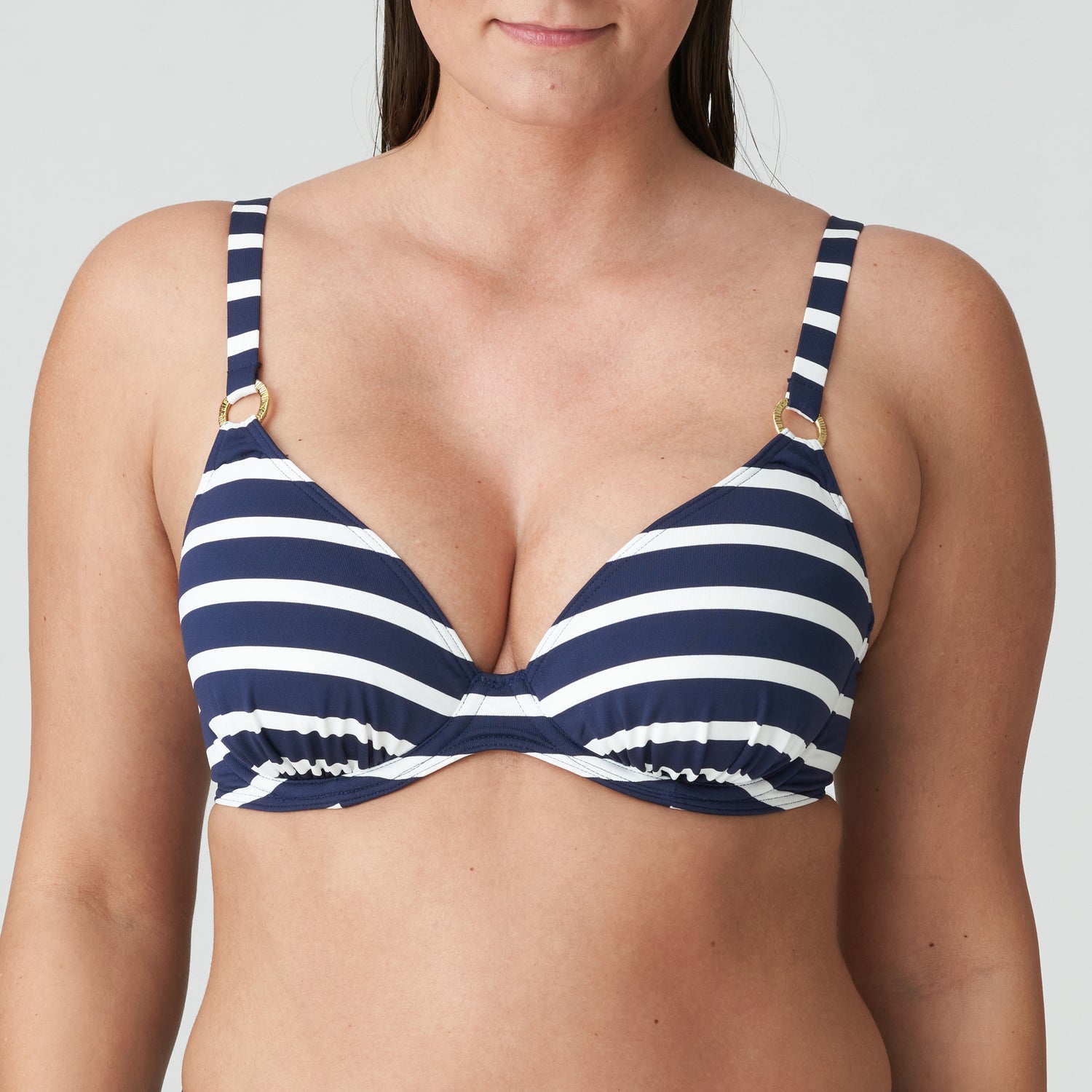 Primadonna Swim Nayarit Половина мягкого бикини с глубоким вырезом (4011519) Синий