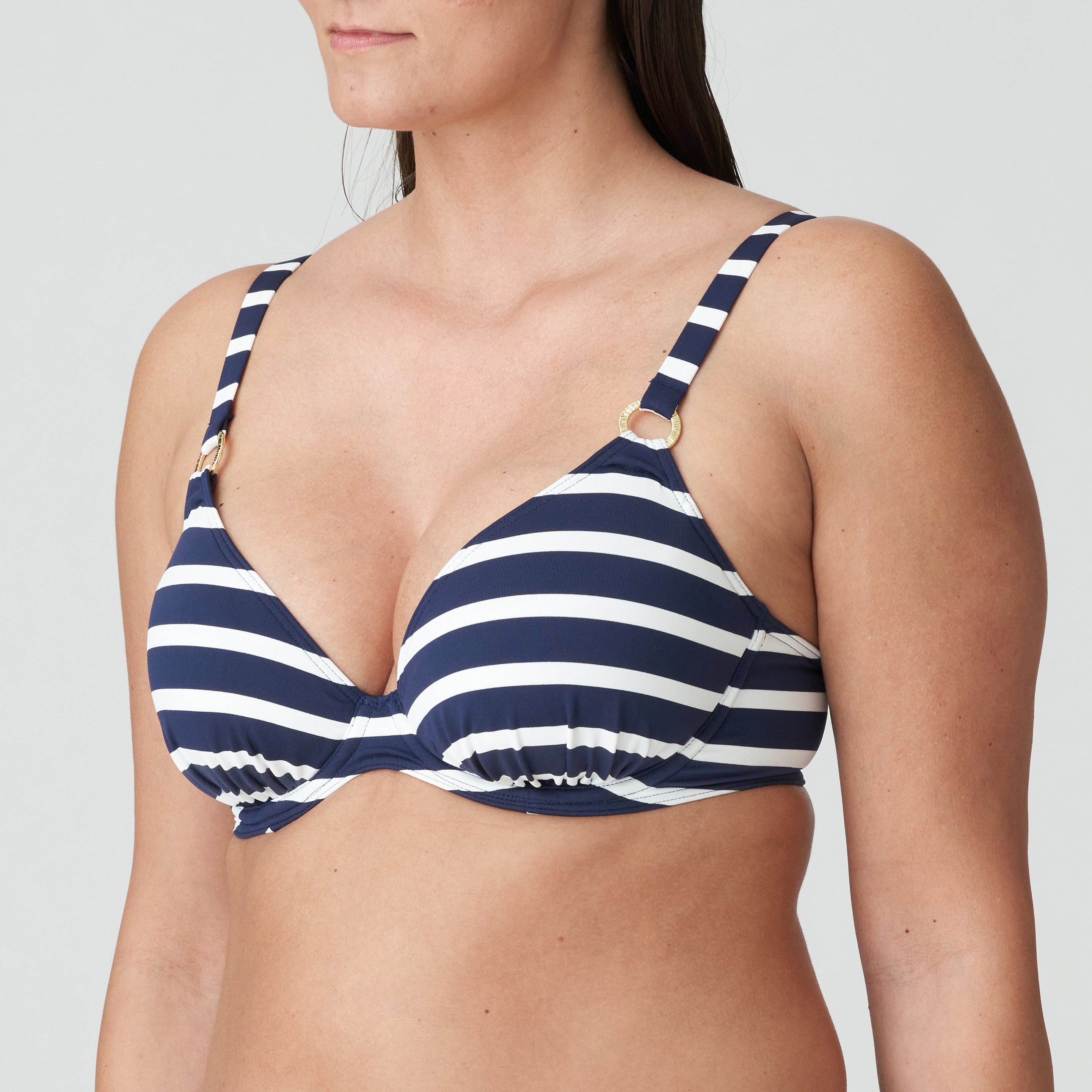 Primadonna Swim Nayarit Половина мягкого бикини с глубоким вырезом (4011519) Синий