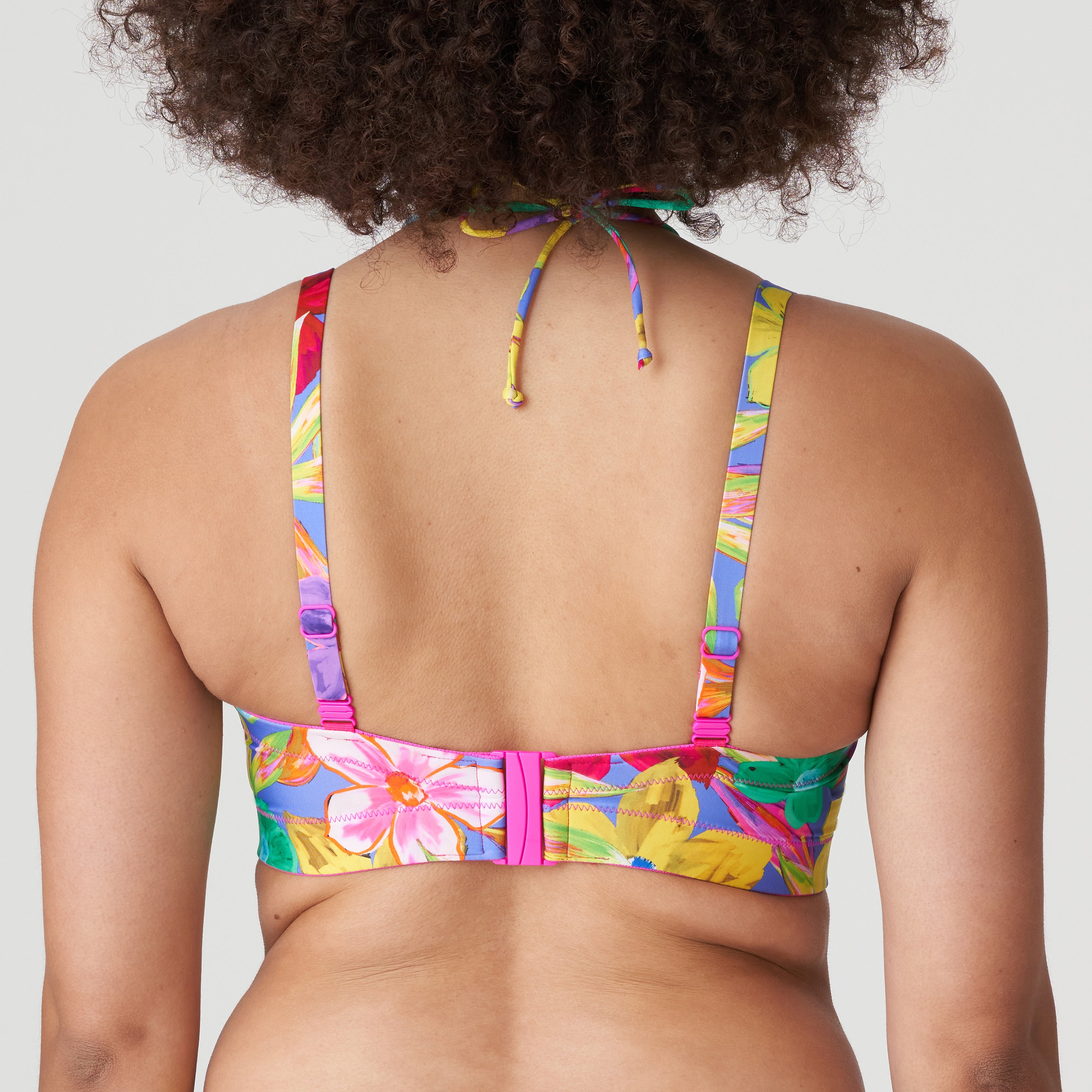 Primadonna Swim Sazan Уплотненный бикини-топ без бретелек (4010717) Синий Блум