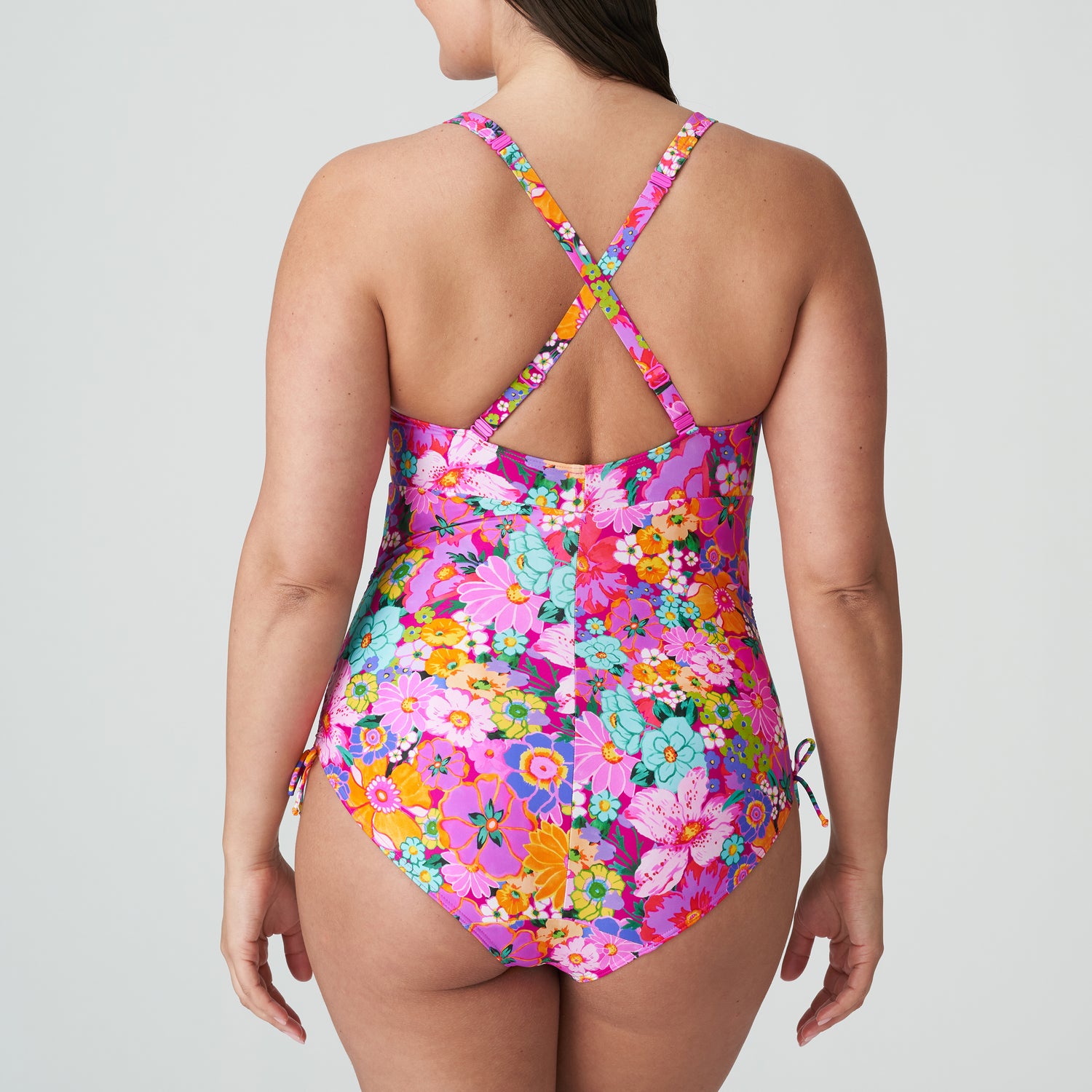 Primadonna Swim Купальник Najac с глубоким вырезом (4011039) Цветочный взрыв