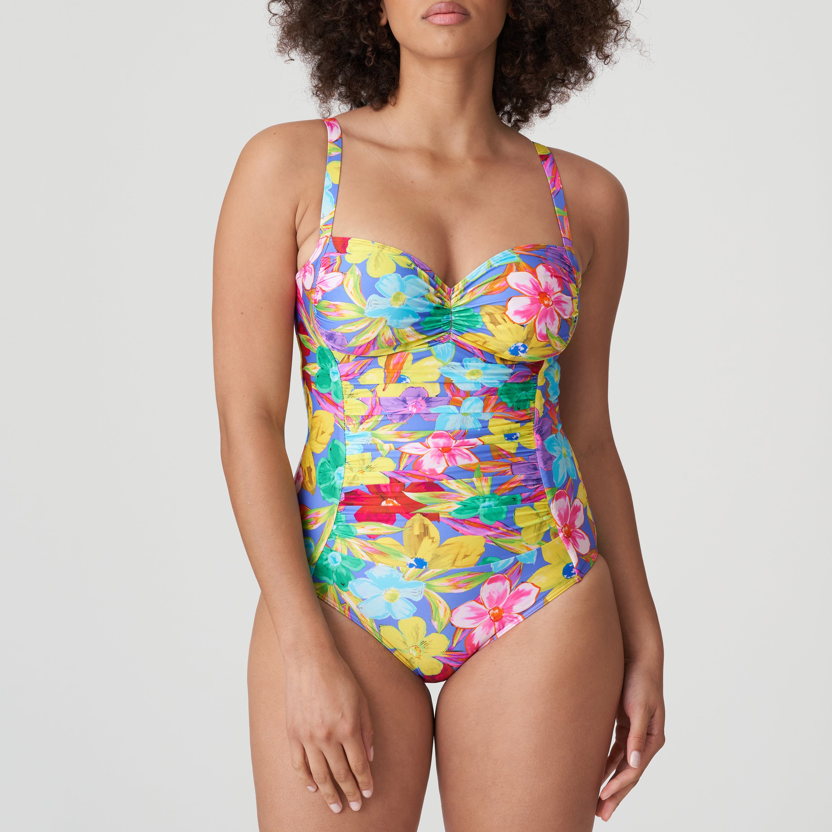 Primadonna Swim Sazan Full Cup Swimsuit Control (4010730) Blue Bloom