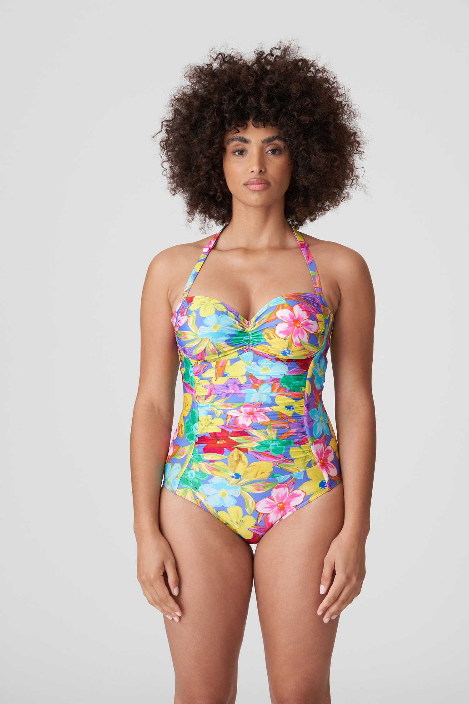 Primadonna Swim Sazan Full Cup Swimsuit Control (4010730) Blue Bloom