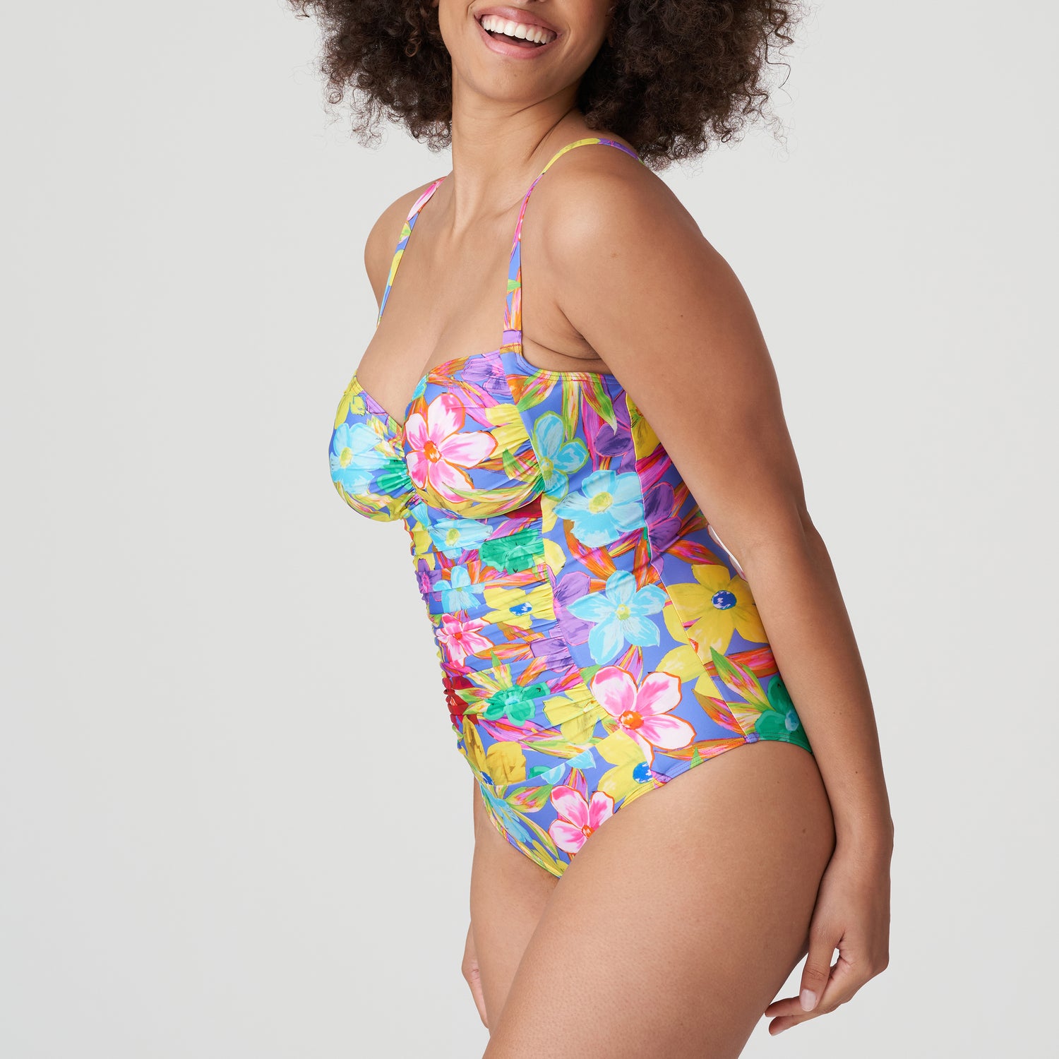 Primadonna Swim Sazan Full Cup Swimsuit Control (4010730) Blue Bloom