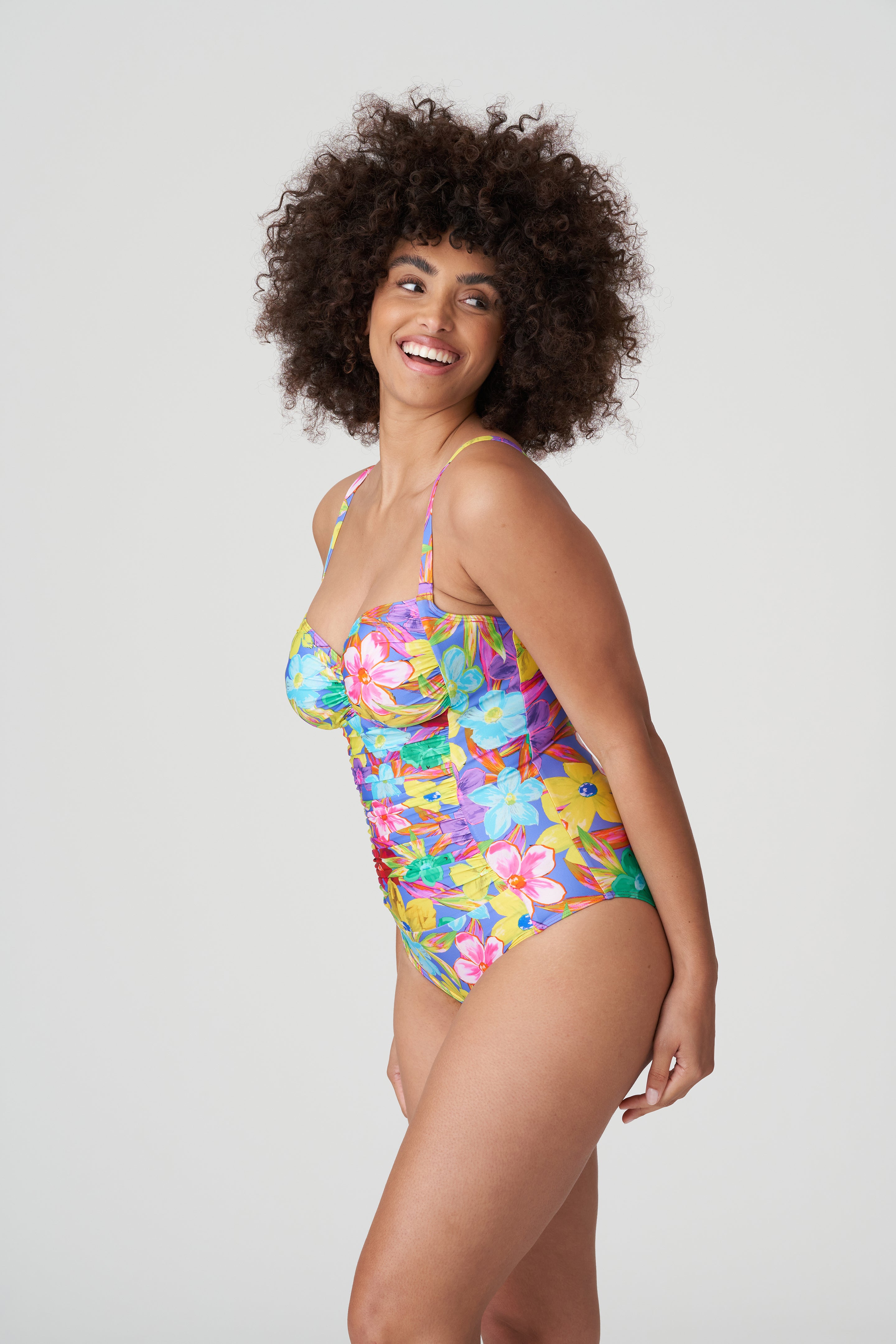 Primadonna Swim Sazan Full Cup Swimsuit Control (4010730) Blue Bloom