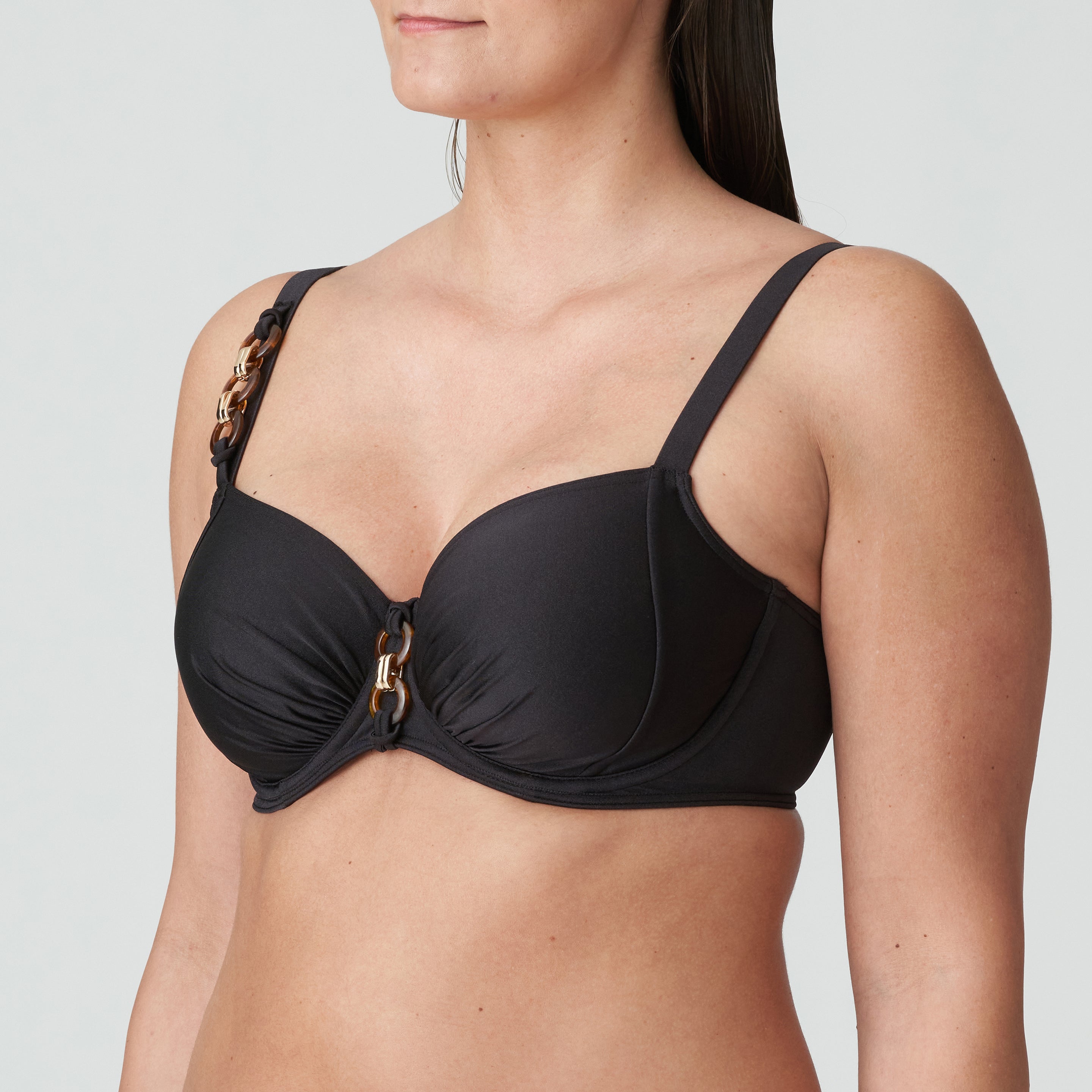 Primadonna Swim Barrani Full Cup Bikini Top (4011410) Roast Coffee