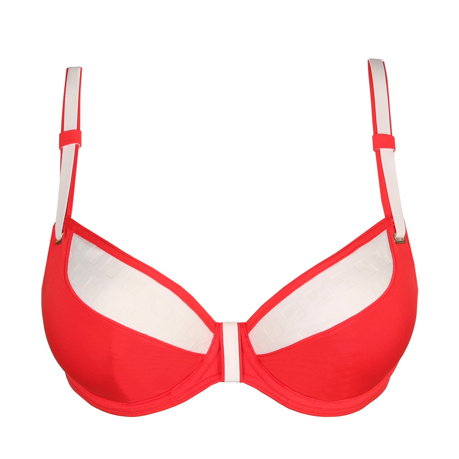 Primadonna Swim Istres Plunge Бикини-топ с тюльпановым швом (4008512) Pomme D Amour