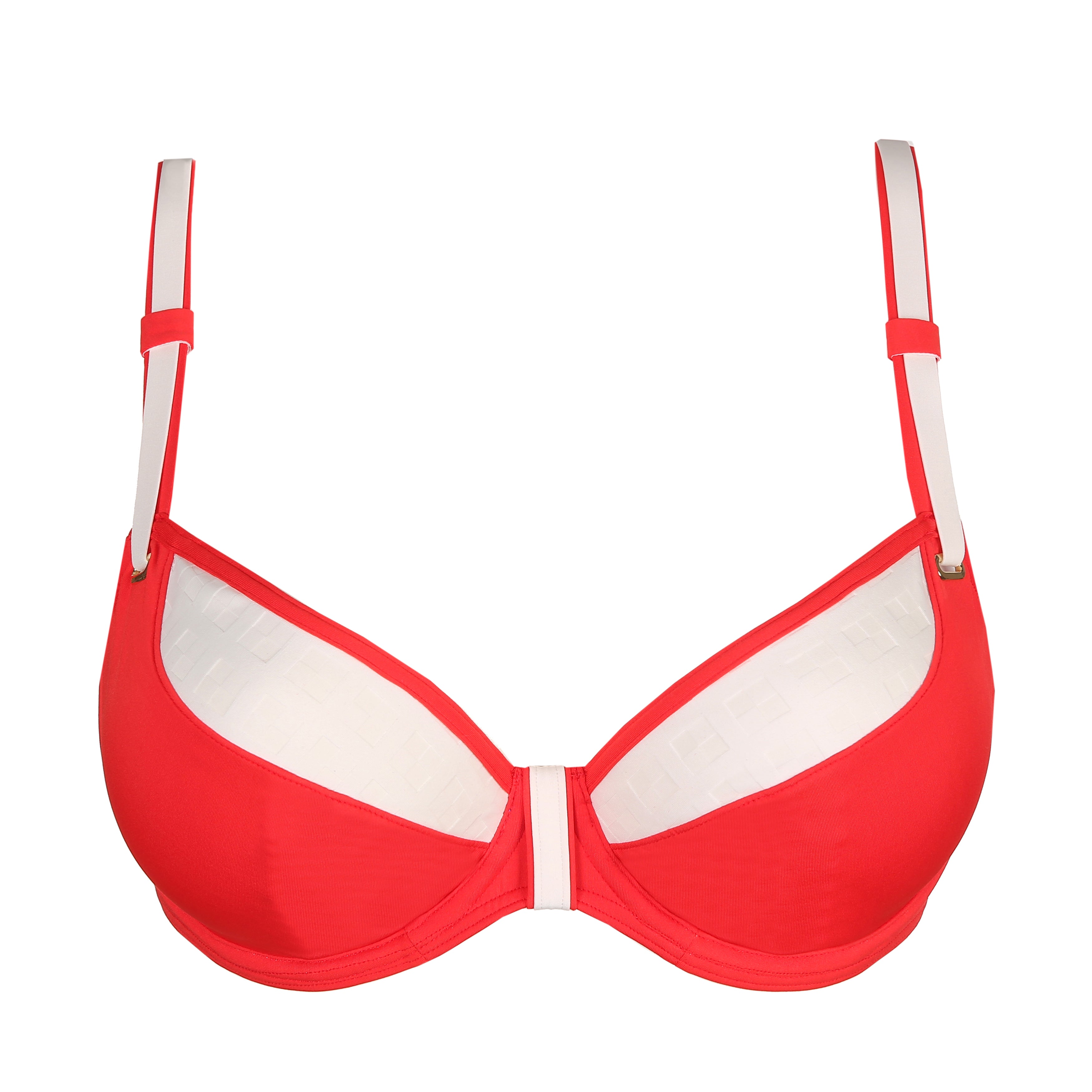 Primadonna Swim Istres Plunge Бикини-топ с тюльпановым швом (4008512) Pomme D Amour