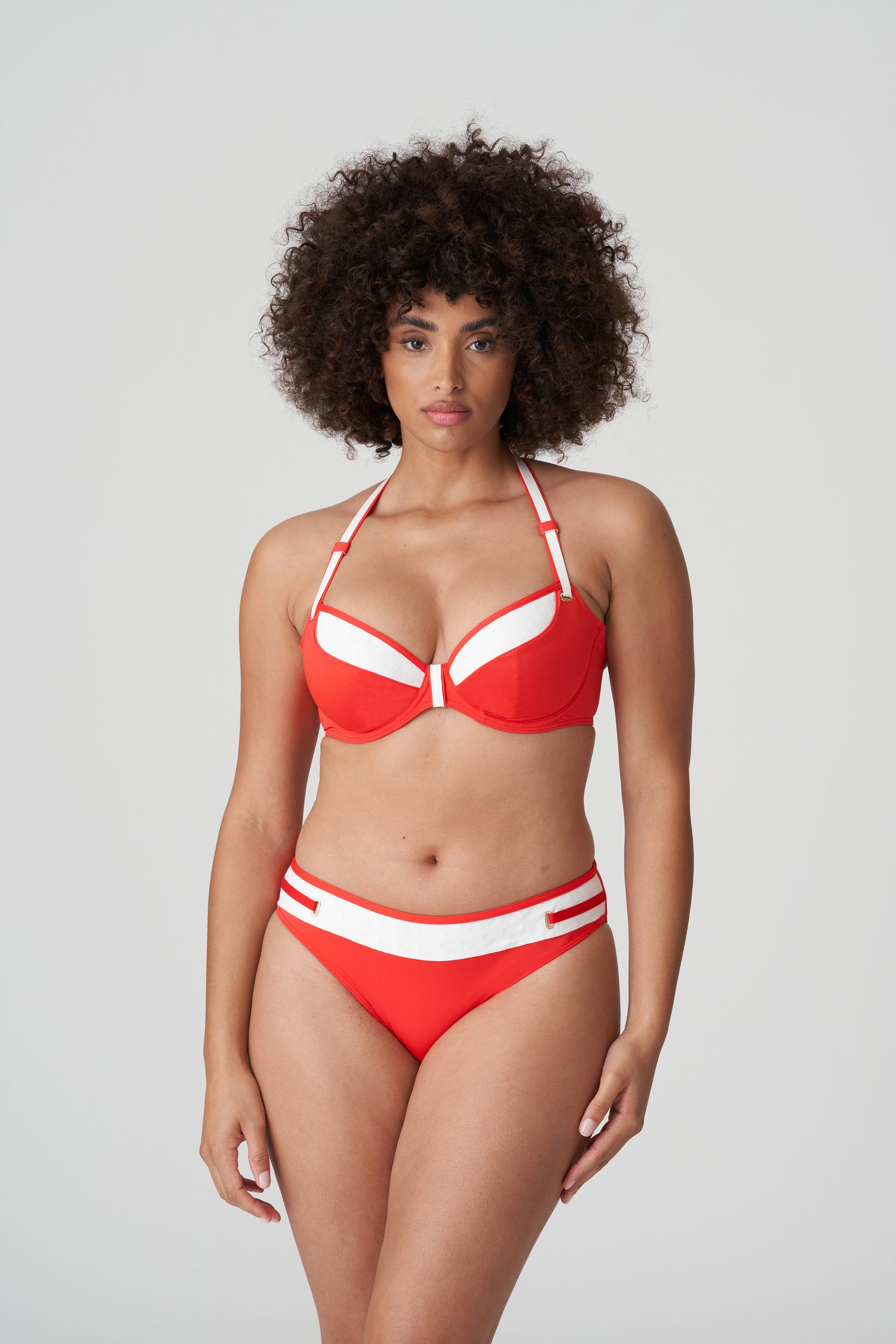 Primadonna Swim Istres Plunge Бикини-топ с тюльпановым швом (4008512) Pomme D Amour