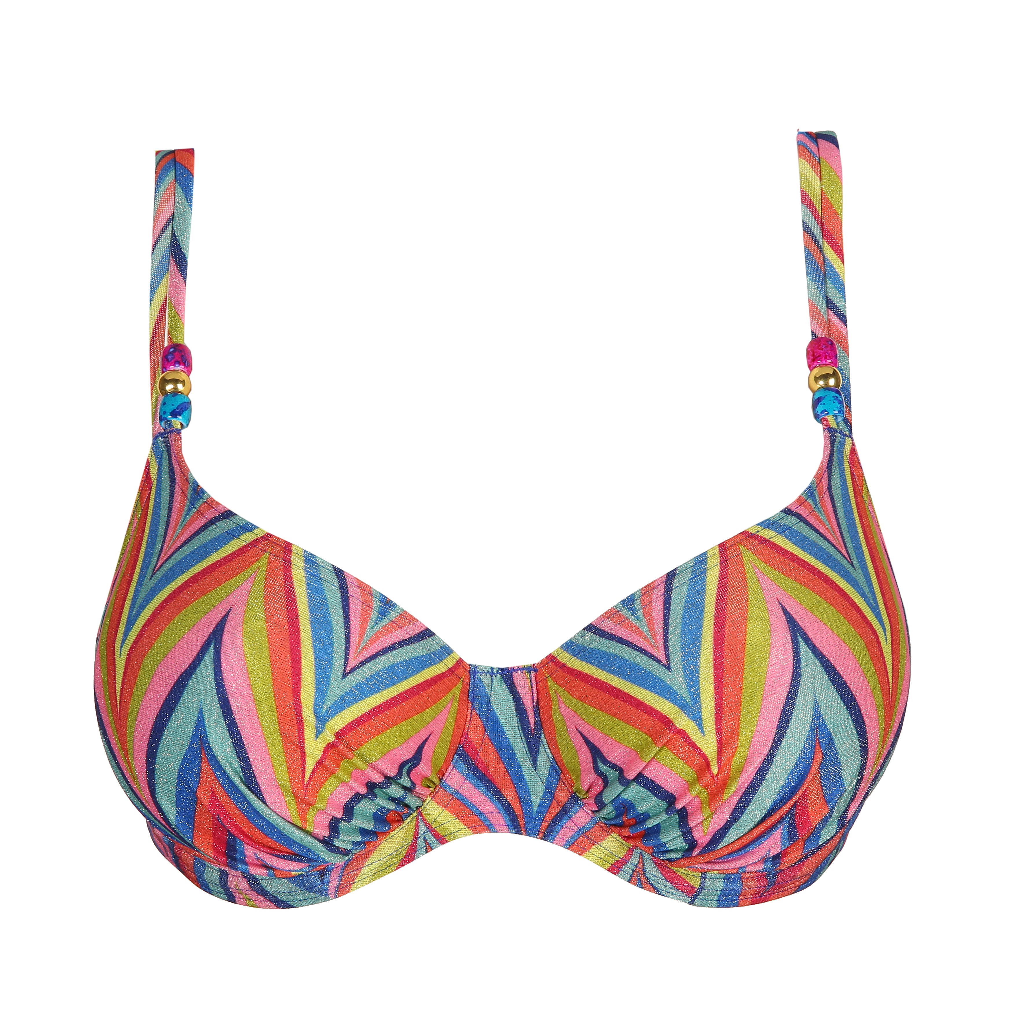 Бикини-топ Primadonna Swim Kea с полной чашкой (4010810) Rainbow Paradise