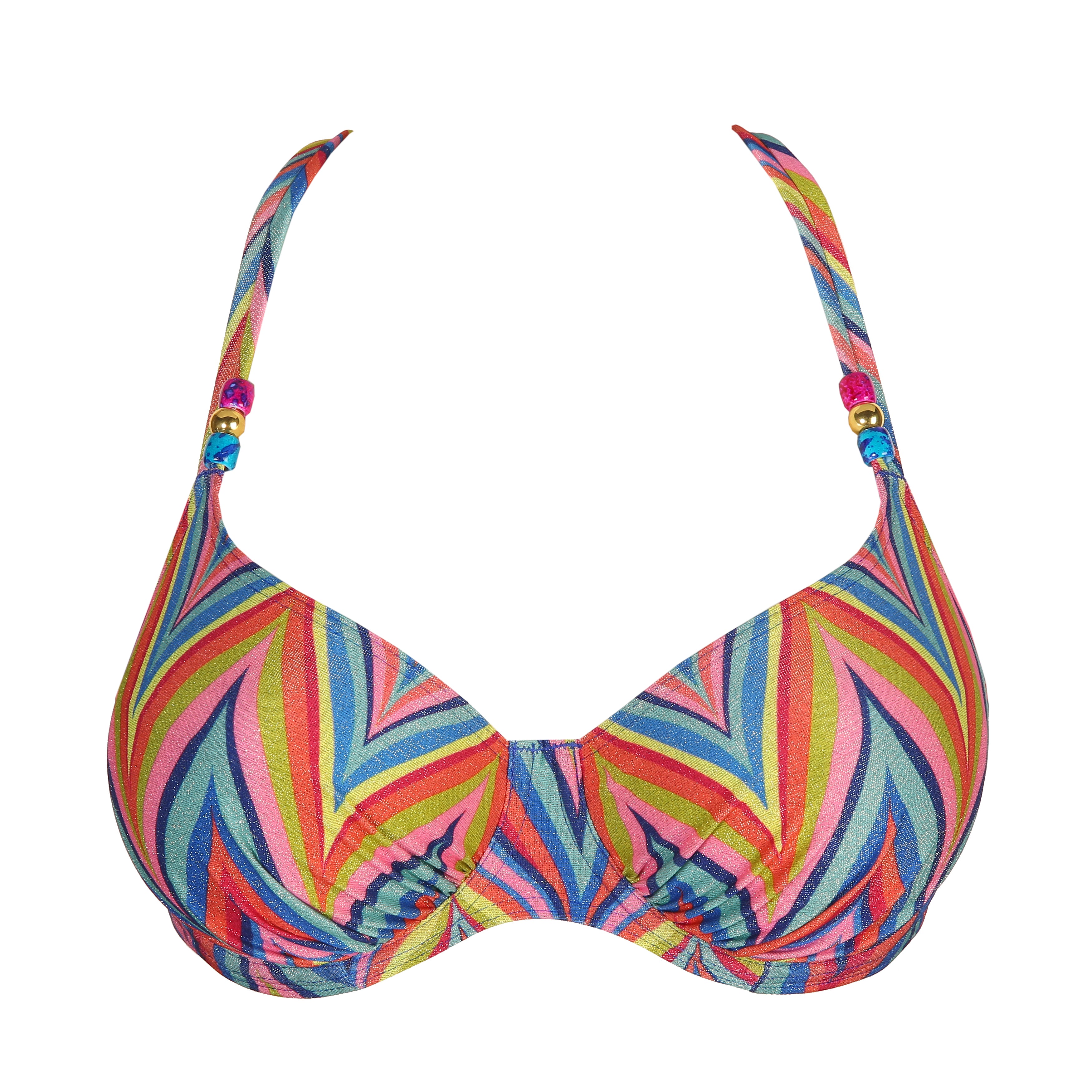 Бикини-топ Primadonna Swim Kea с полной чашкой (4010810) Rainbow Paradise