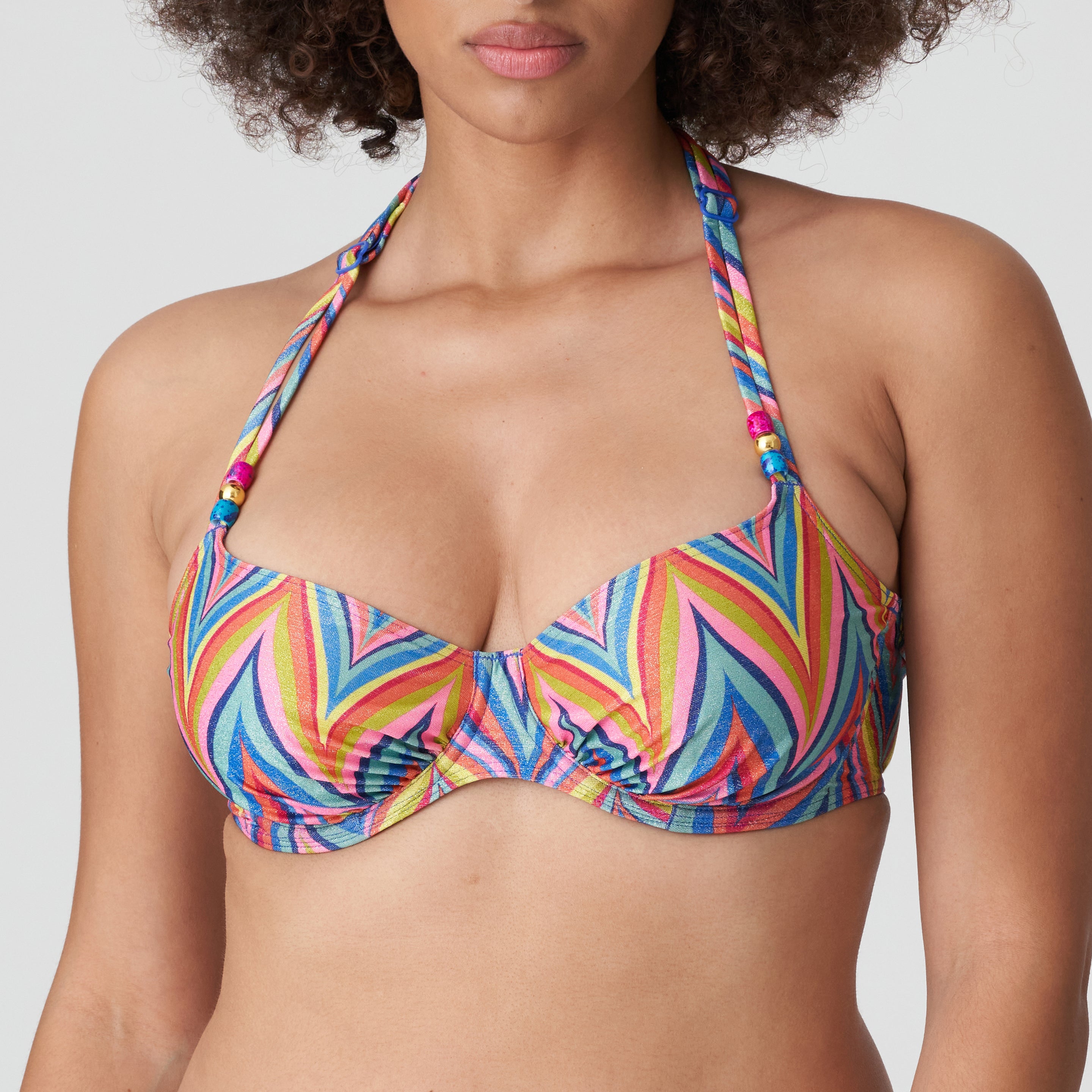 Бикини-топ Primadonna Swim Kea с полной чашкой (4010810) Rainbow Paradise
