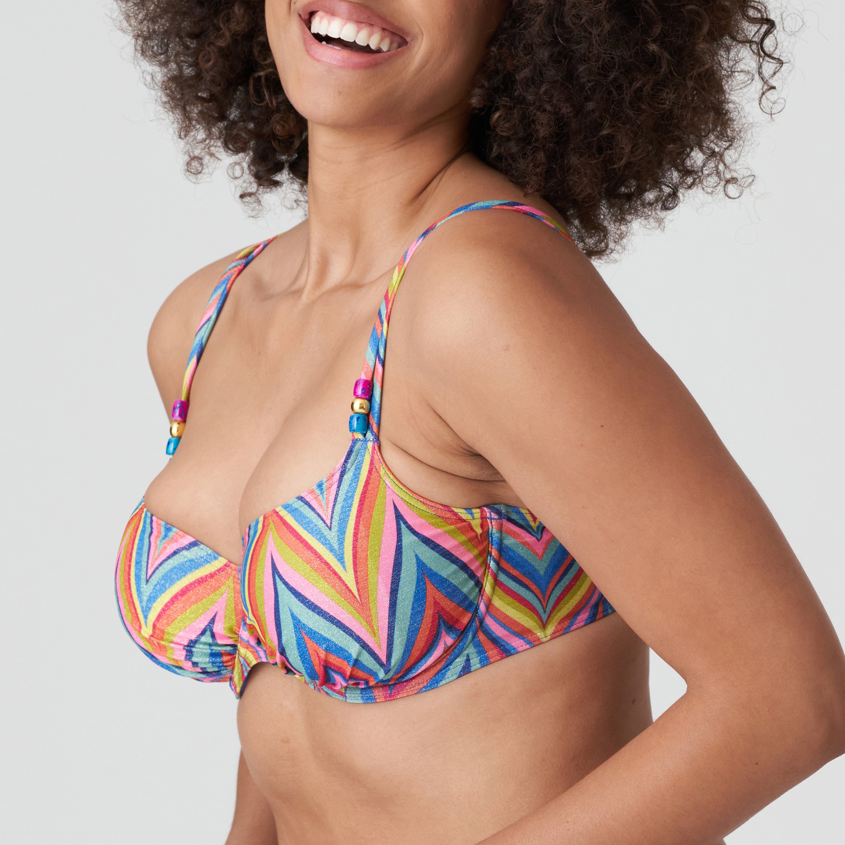 Бикини-топ Primadonna Swim Kea с полной чашкой (4010810) Rainbow Paradise