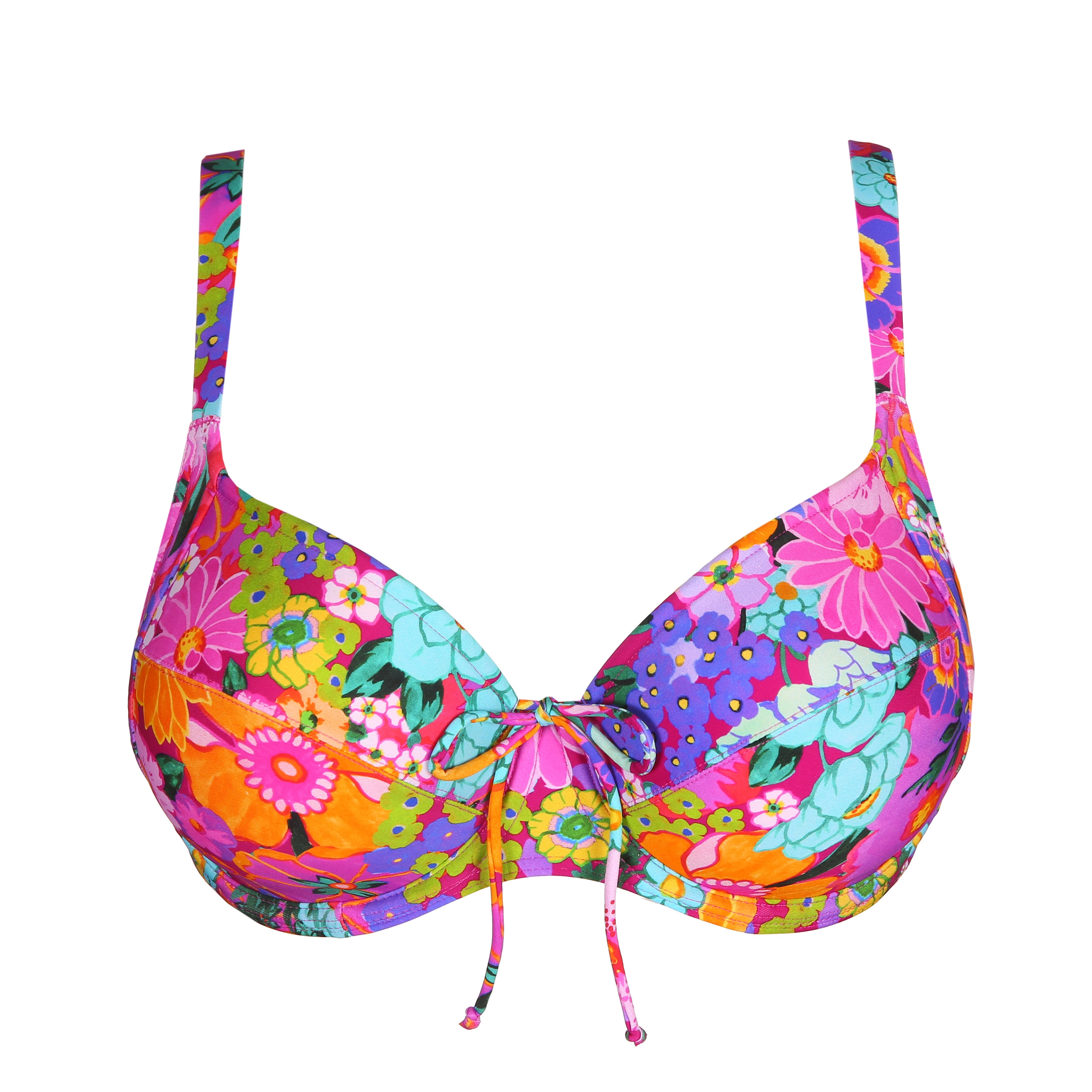 Primadonna Swim Najac Full Cup Bikini Top (4011010) Floral Explosion