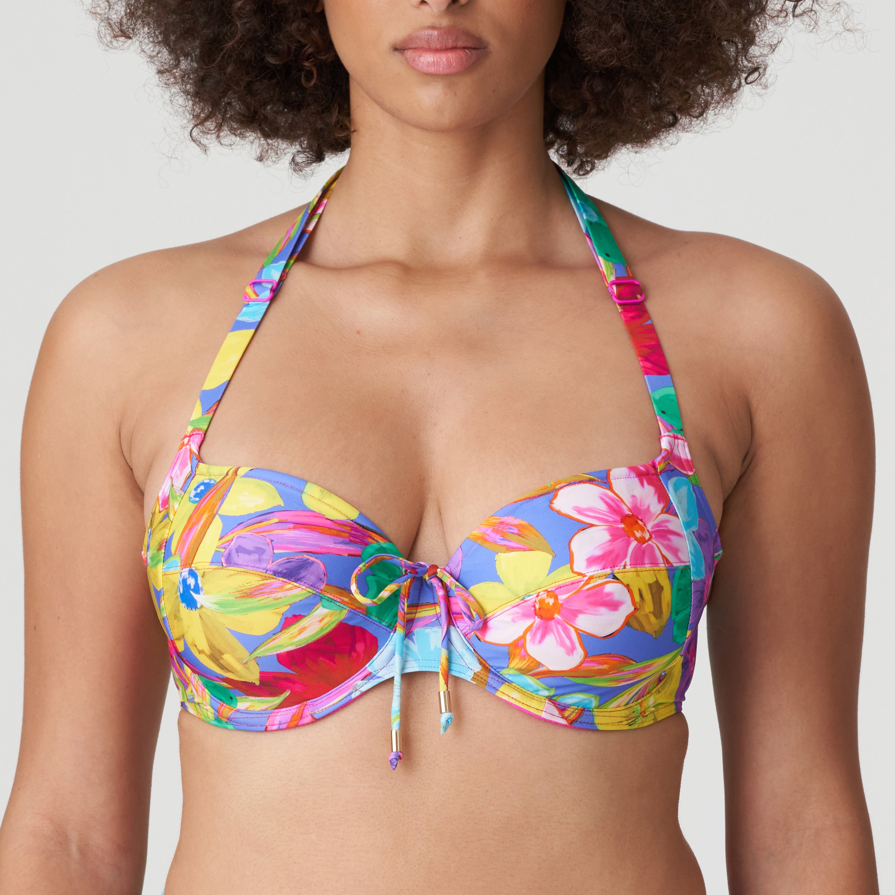 Primadonna Swim Sazan Full Cup Bikini Top (4010710) Blue Bloom