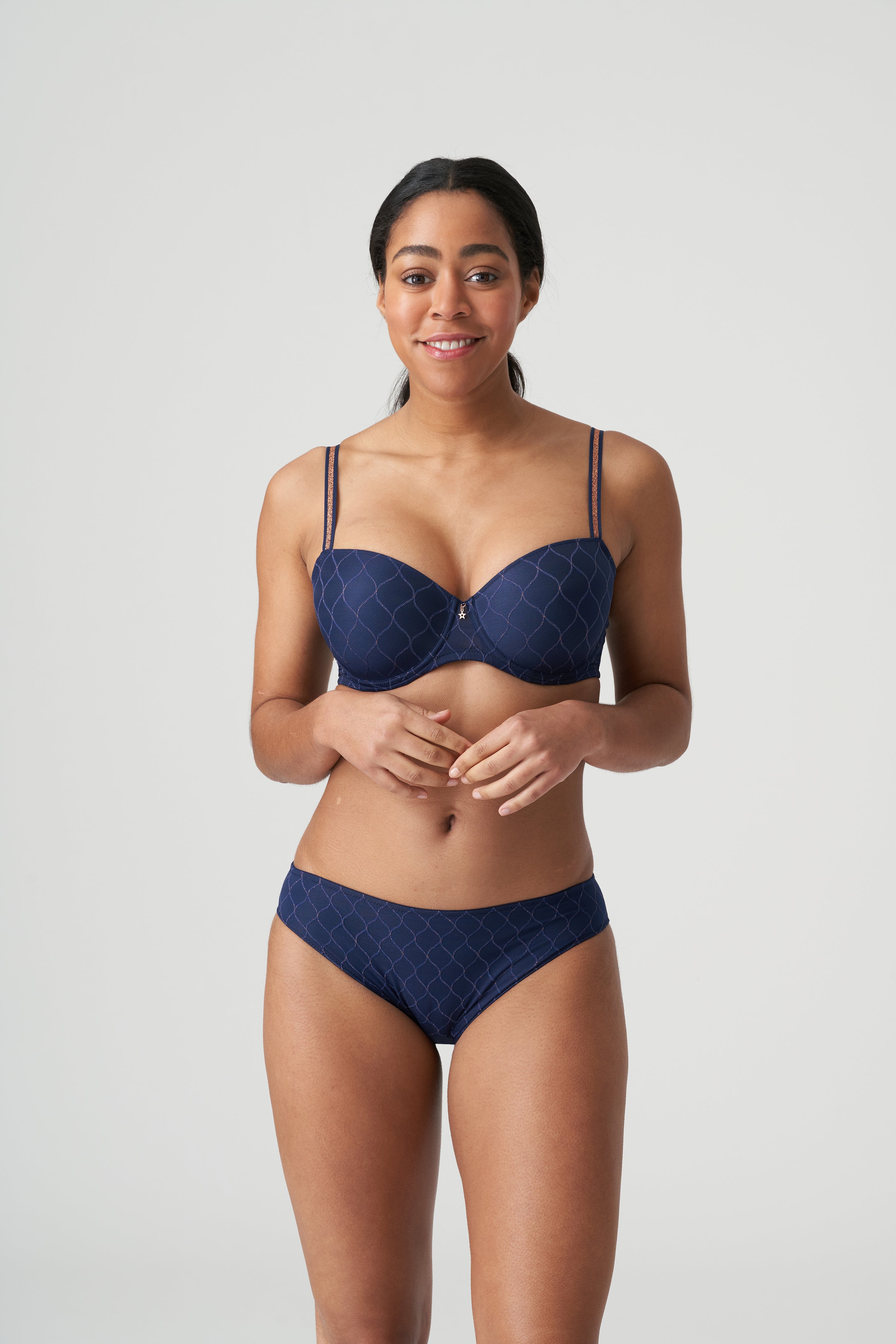Primadonna Twist Chryso Padded Balcony Bra (0241962) Sapphire Blue