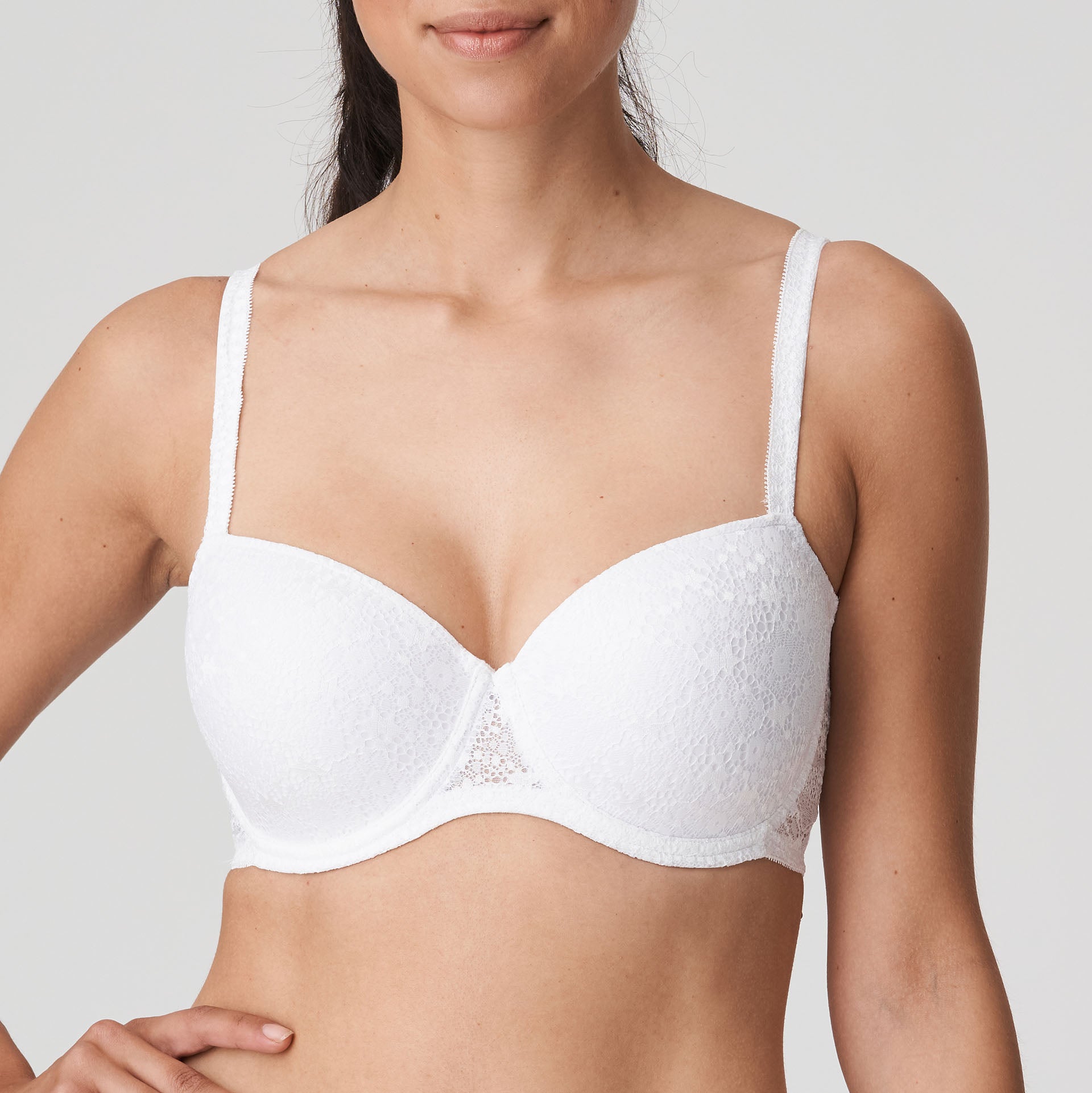 Primadonna Twist Epirus Padded Balcony Bra (0241972) White