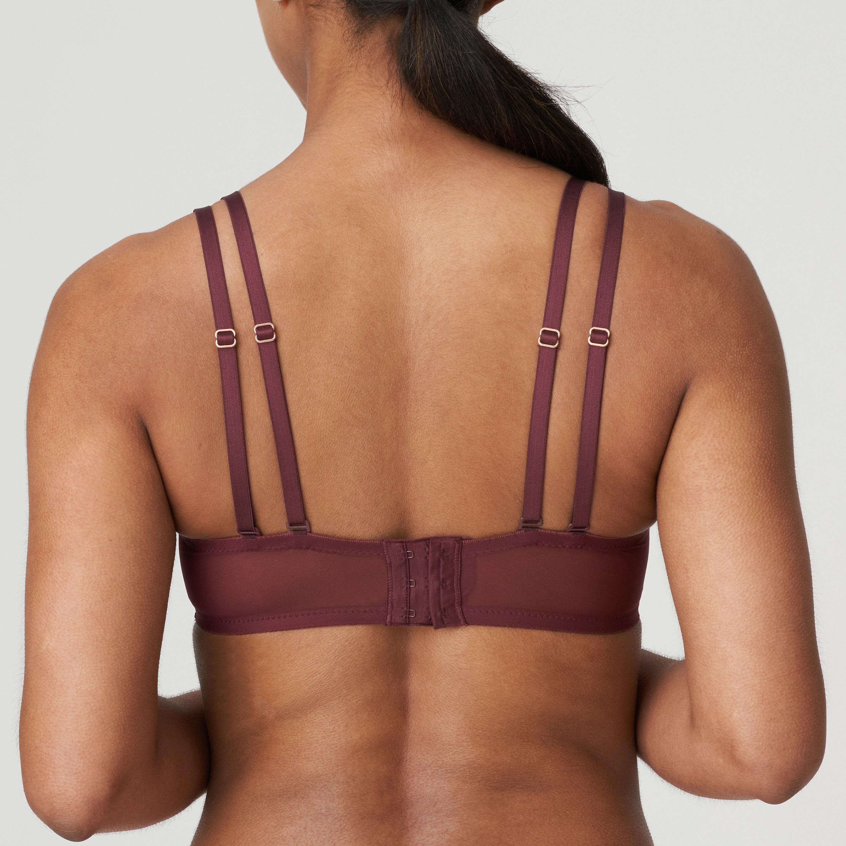 Primadonna Twist First Night Padded Balcony Bra (0241882) Merlot