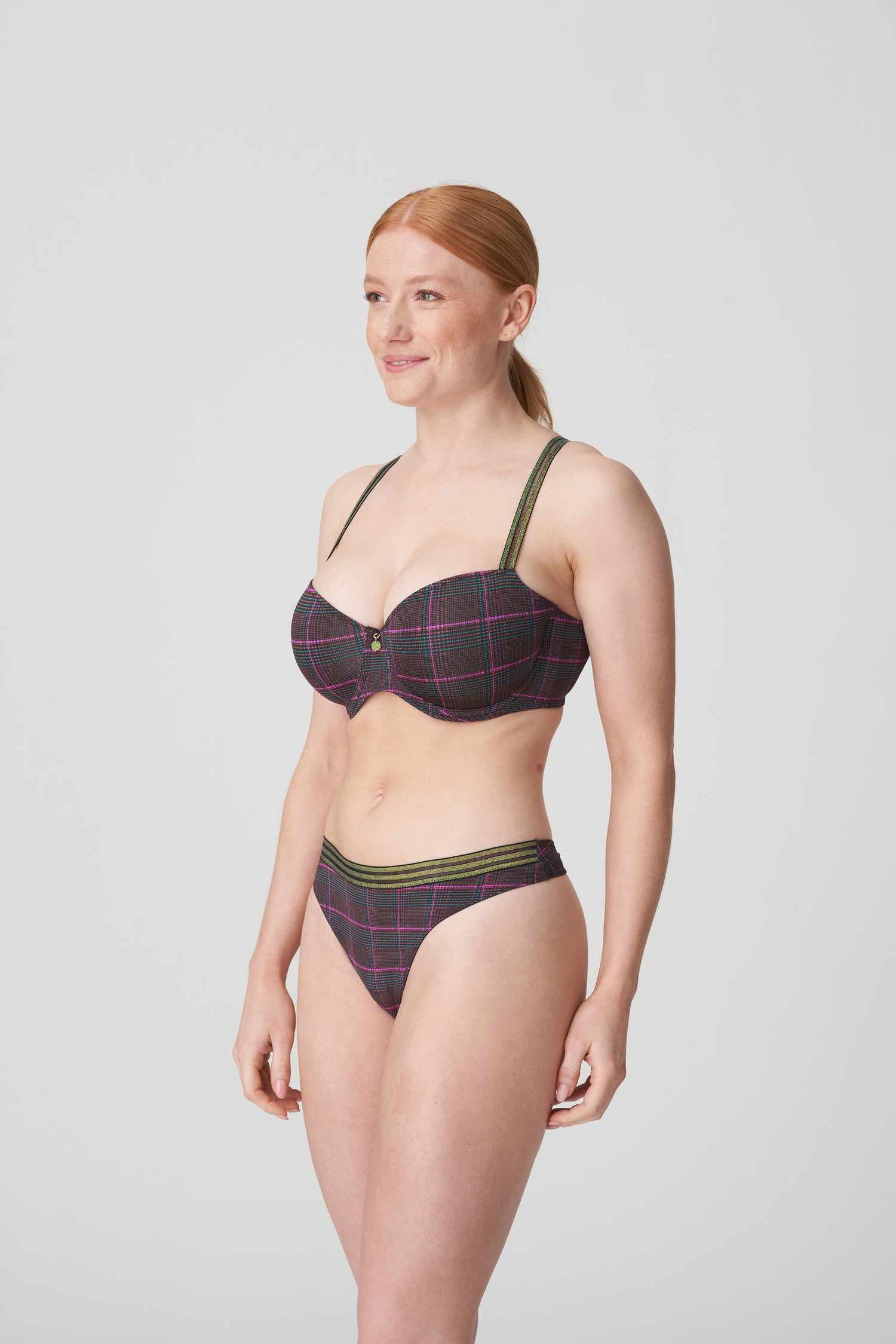 Primadonna Twist Princes Bay Мягкий бюстгальтер-балкон (0242322) Итальянская клетка