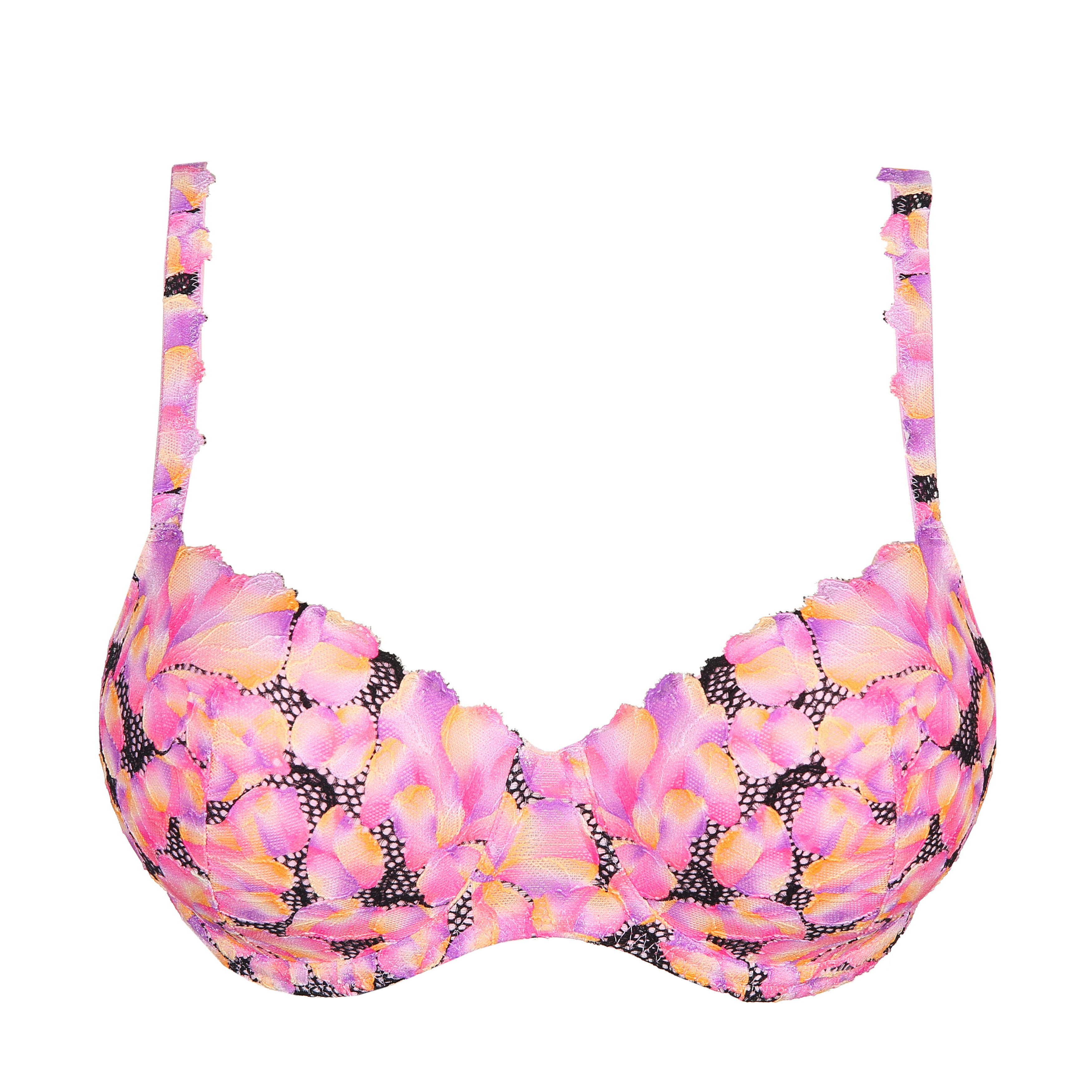 Primadonna Twist Via Alegre Padded Balcony Bra (0242242) Peony Pink