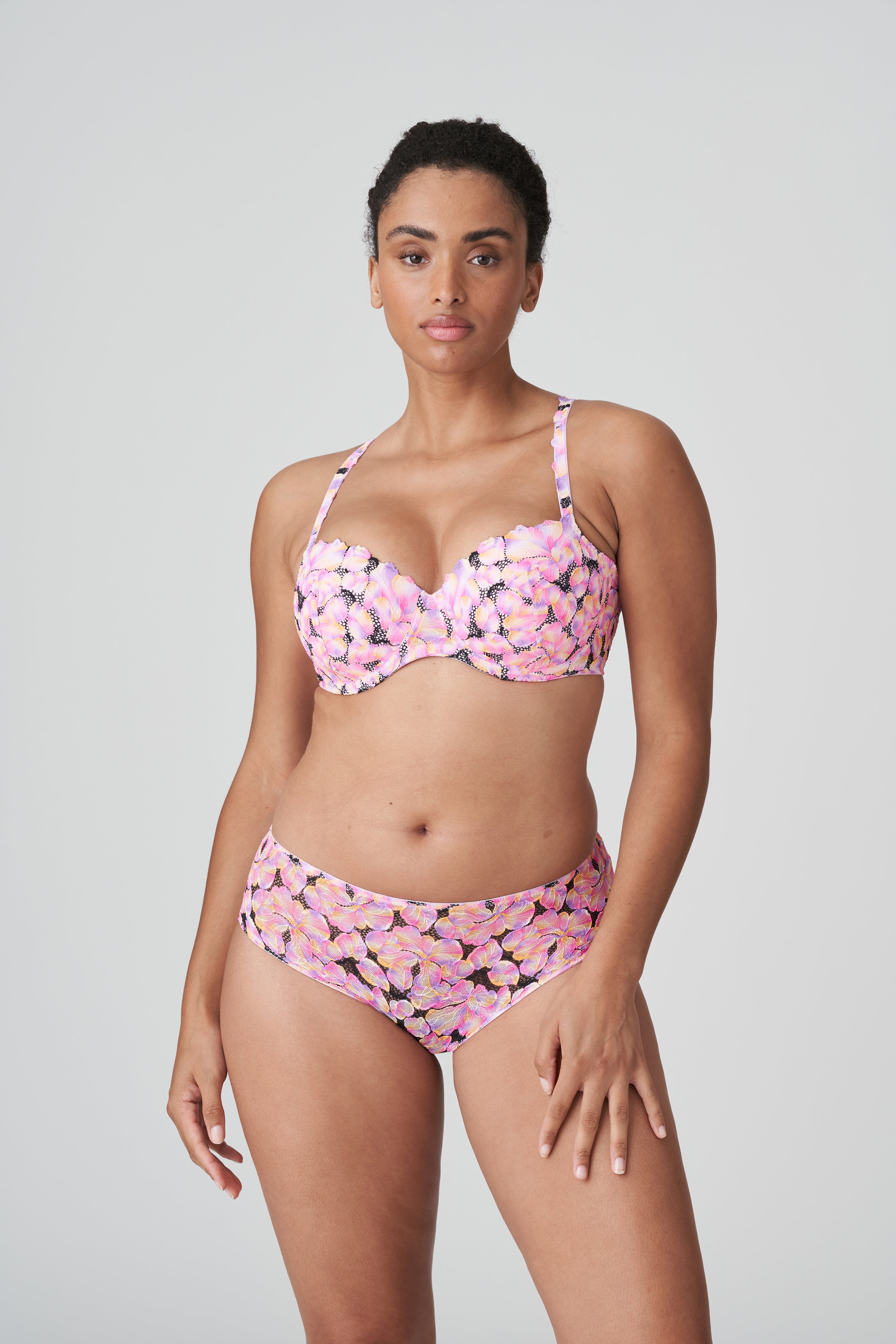 Primadonna Twist Via Alegre Padded Balcony Bra (0242242) Peony Pink