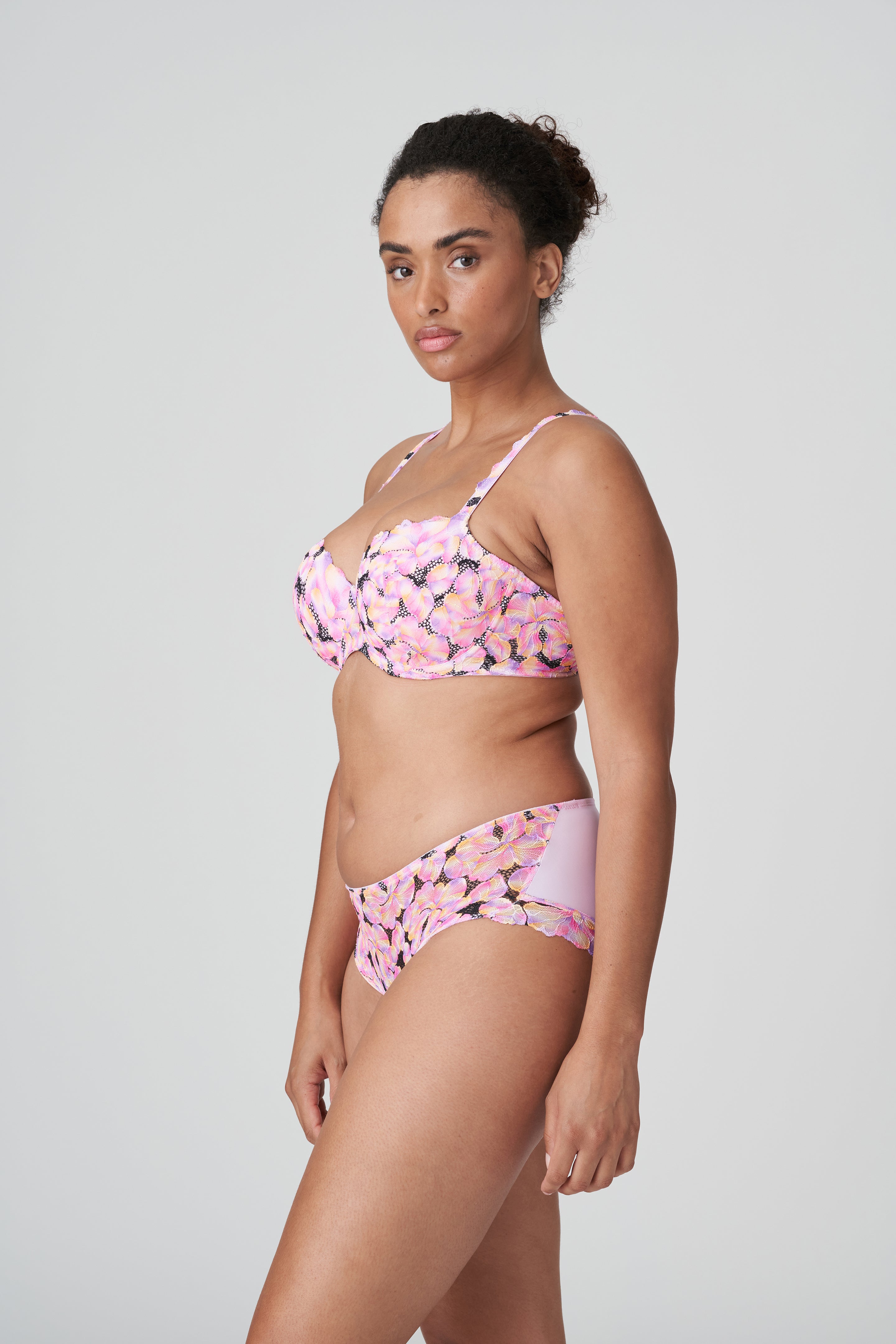 Primadonna Twist Via Alegre Padded Balcony Bra (0242242) Peony Pink