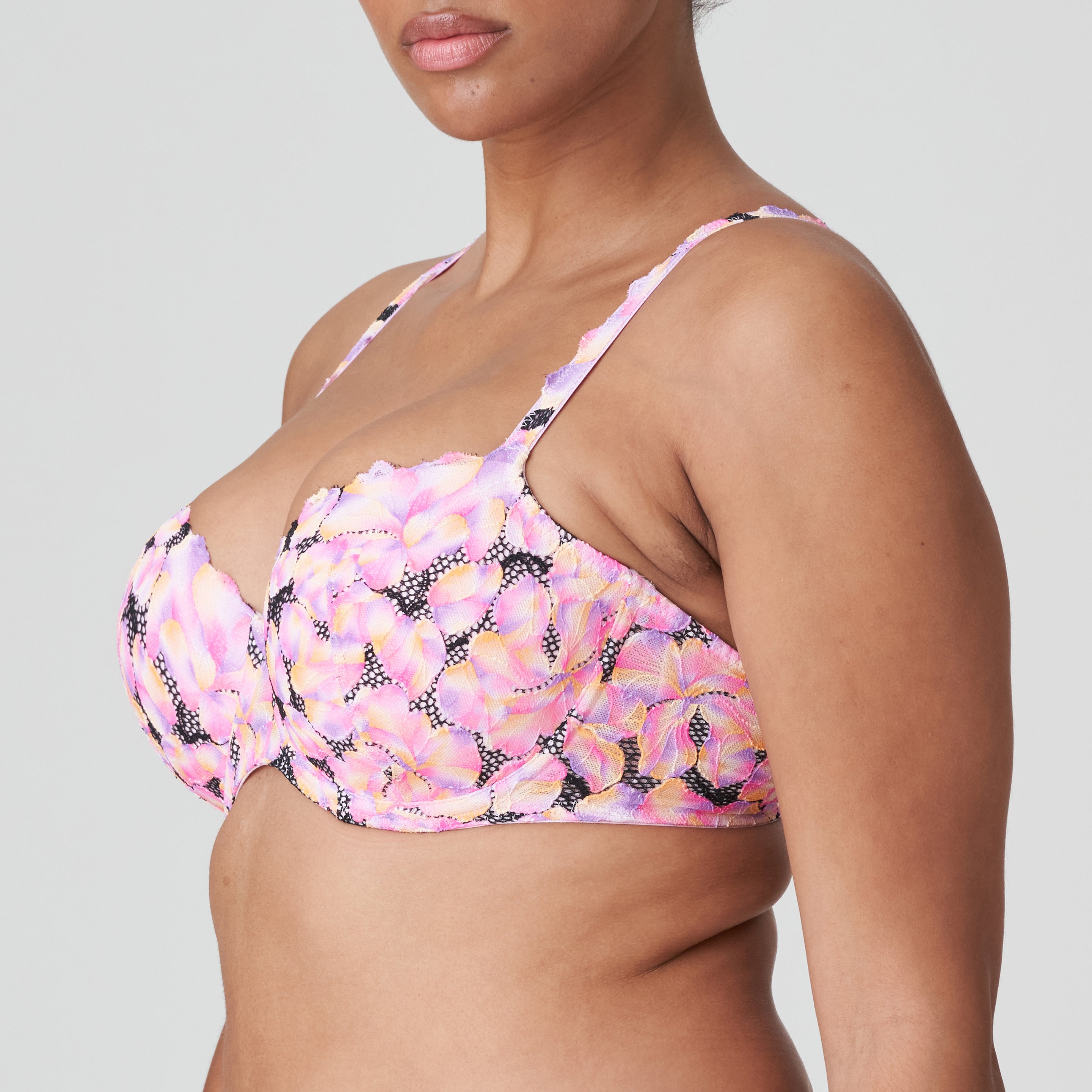 Primadonna Twist Via Alegre Padded Balcony Bra (0242242) Peony Pink