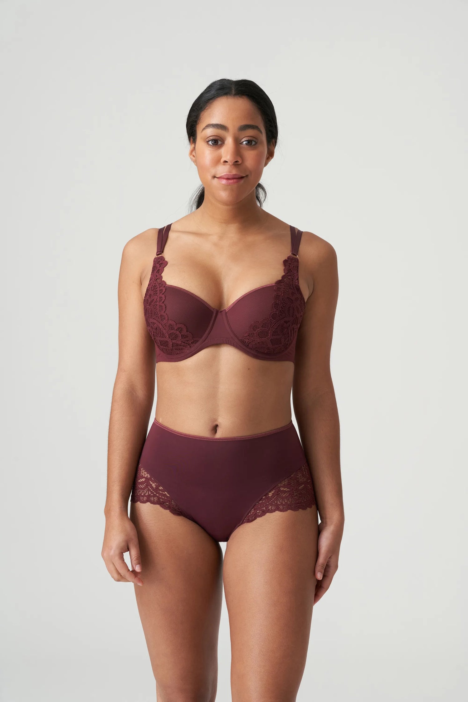 Primadonna Twist First Night Full Briefs (0541881) Merlot