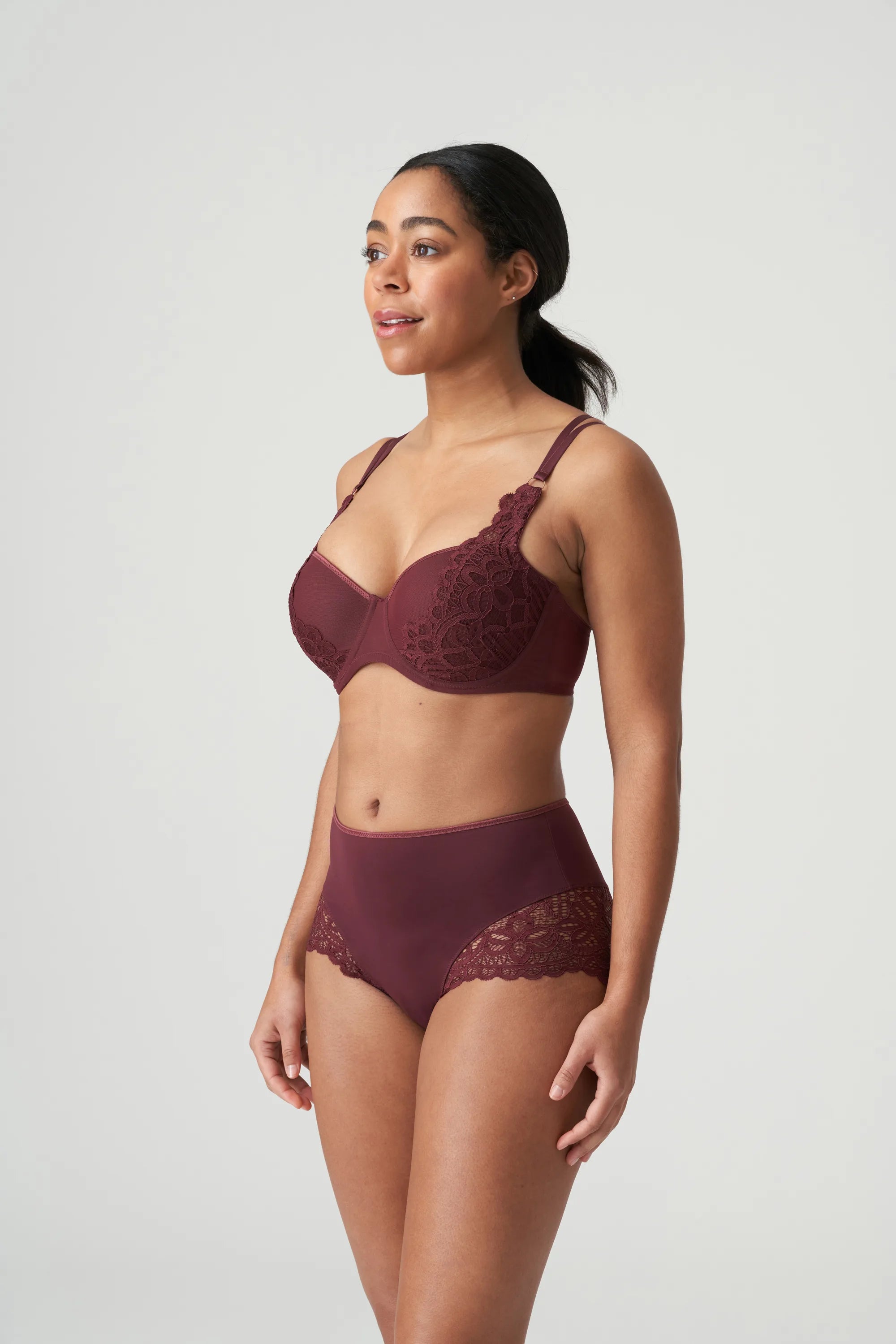 Primadonna Twist First Night Full Briefs (0541881) Merlot