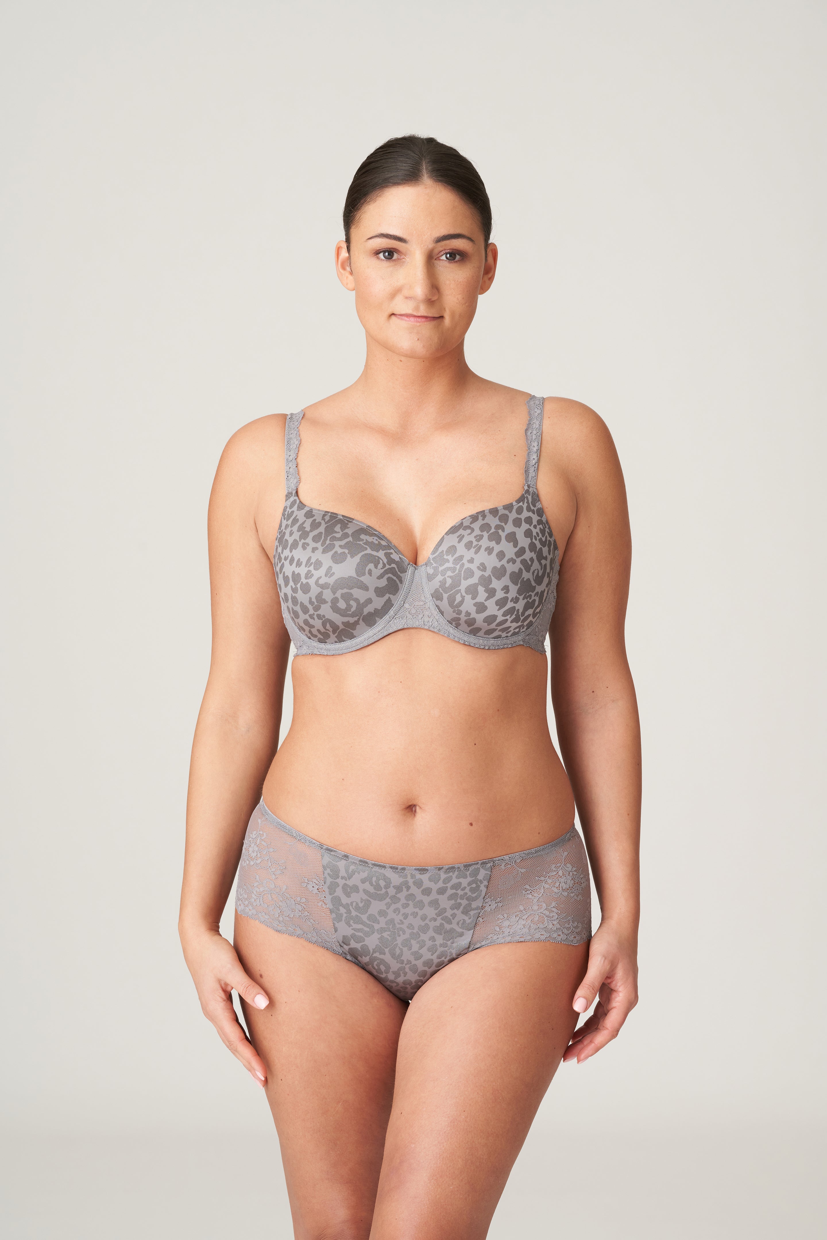 Primadonna Twist Cobble Hill Padded Bra Heartshape (0242290) Fifties Grey