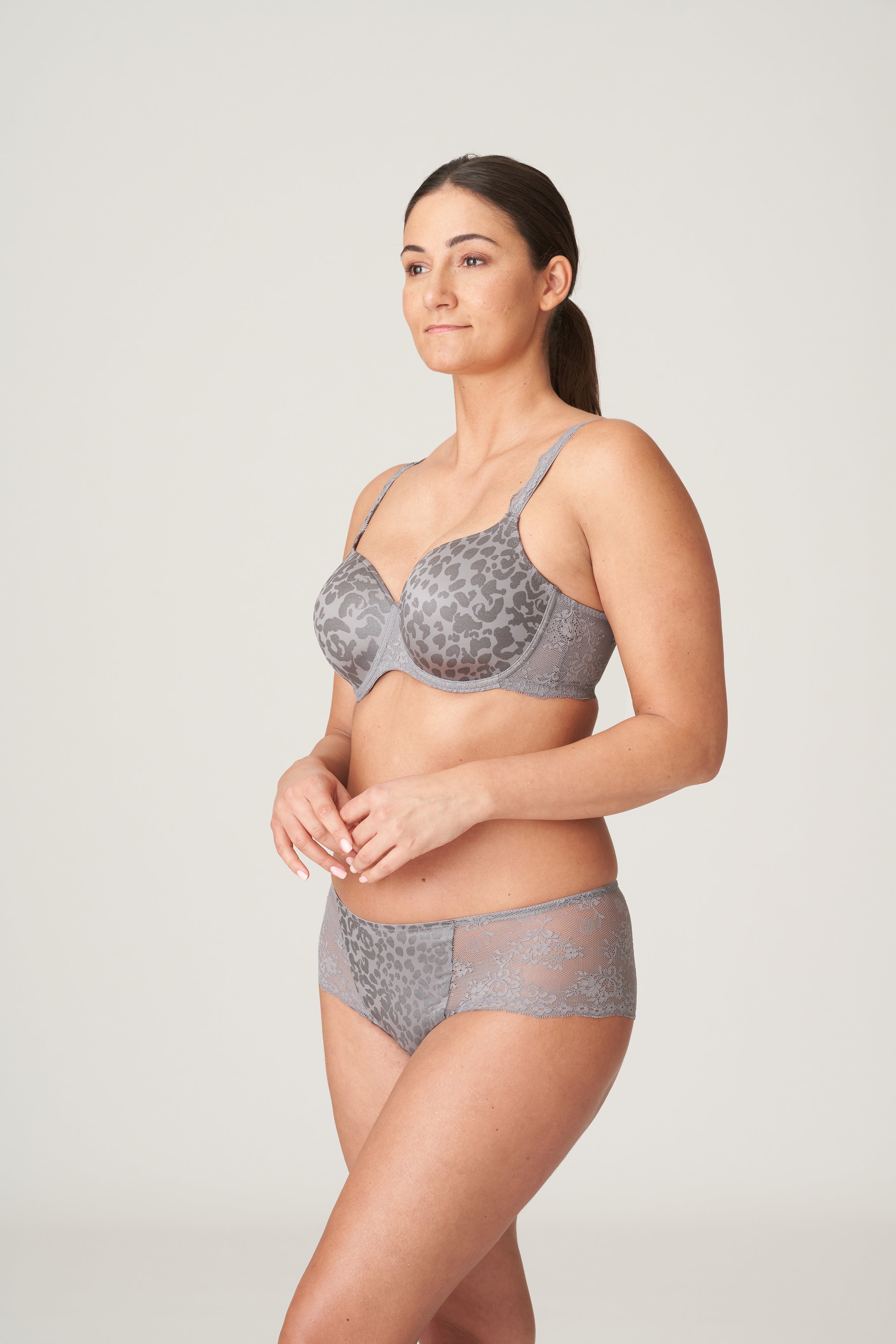Primadonna Twist Cobble Hill Padded Bra Heartshape (0242290) Fifties Grey