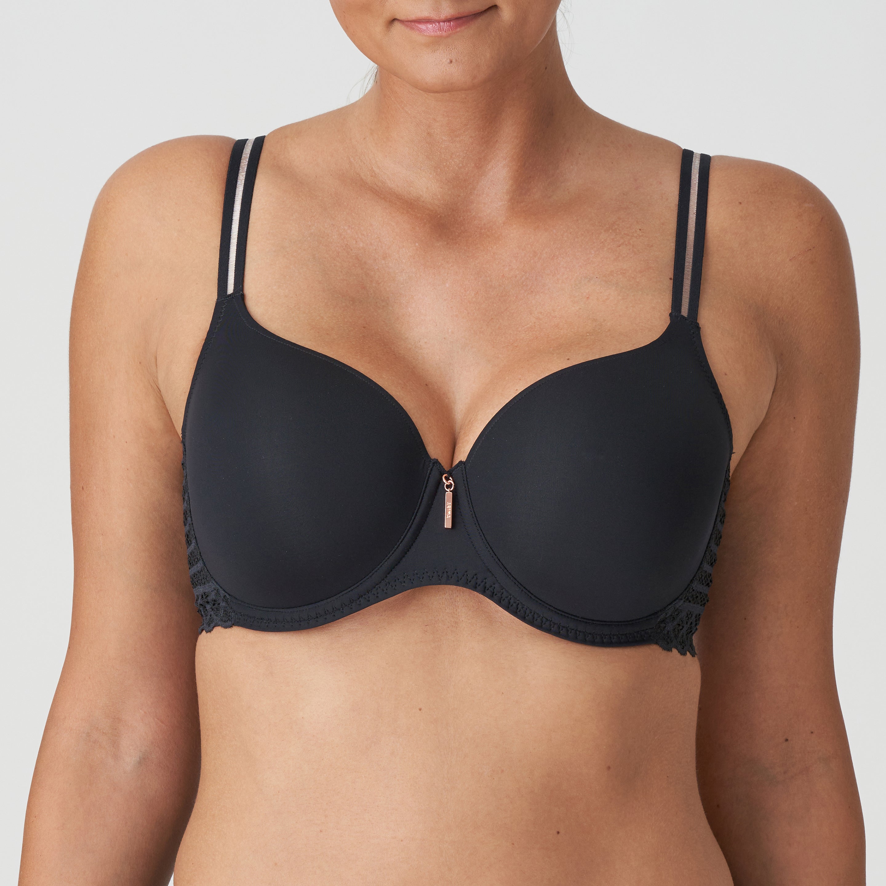 Primadonna Twist East End Padded Bra Heartshape (0241930) Charcoal