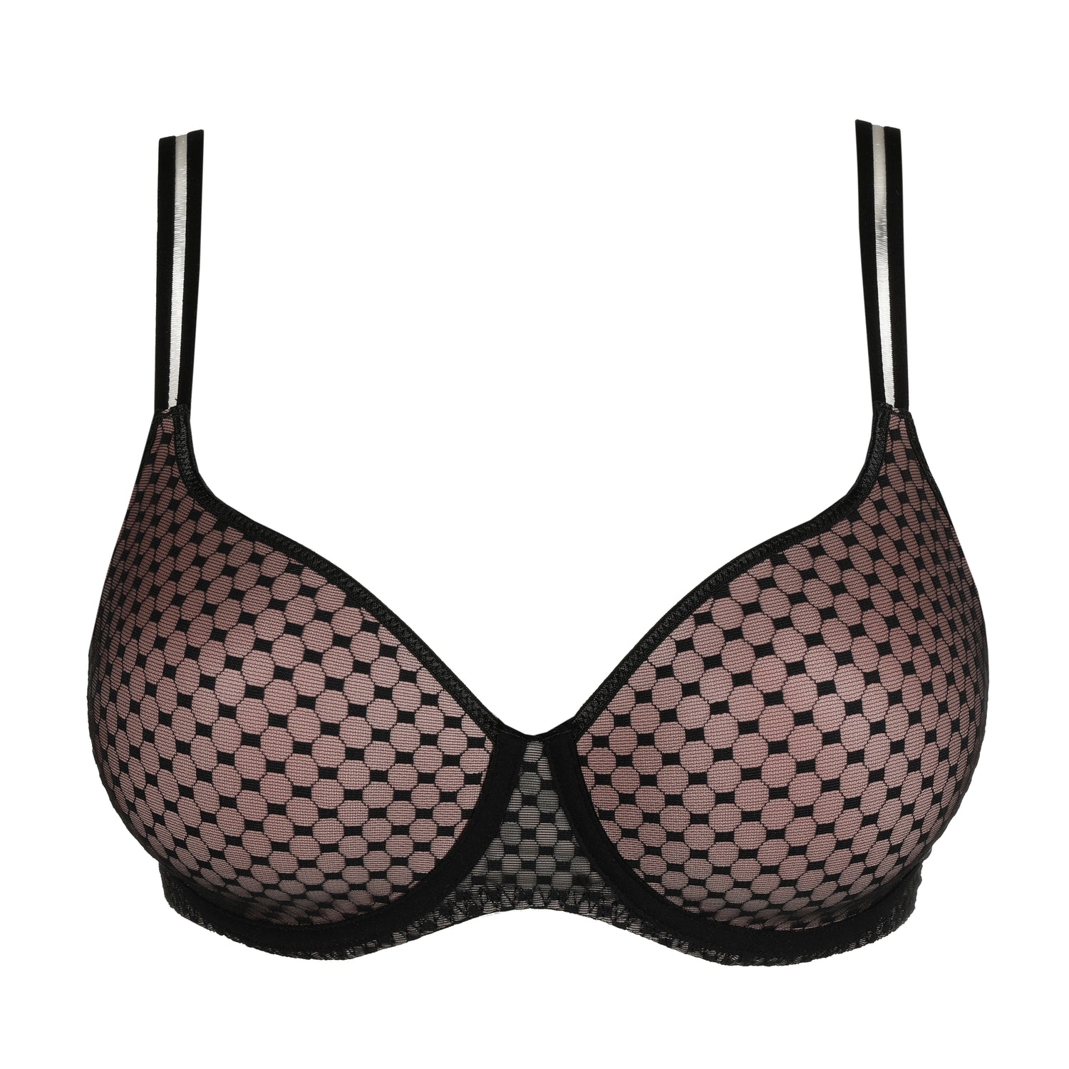 Primadonna Twist Glass Beach Padded Bra Heartshape (0242350) Black