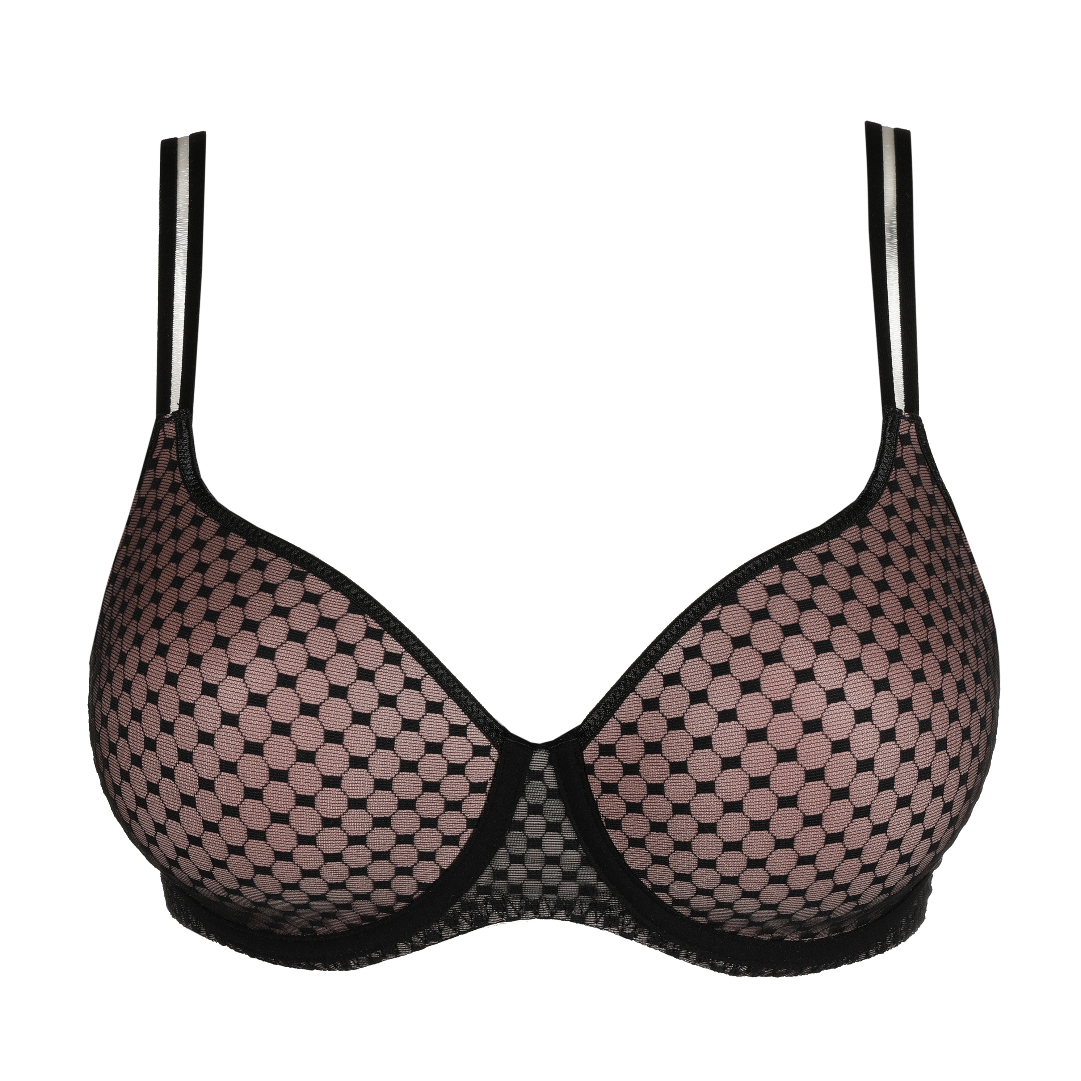 Primadonna Twist Glass Beach Padded Bra Heartshape (0242350) Black