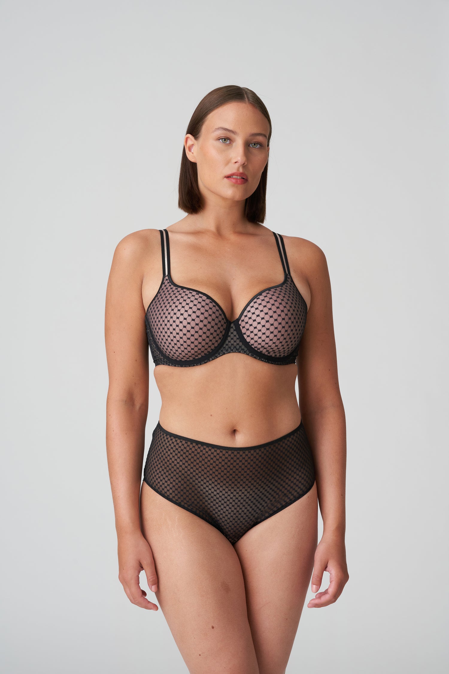 Primadonna Twist Glass Beach Padded Bra Heartshape (0242350) Black
