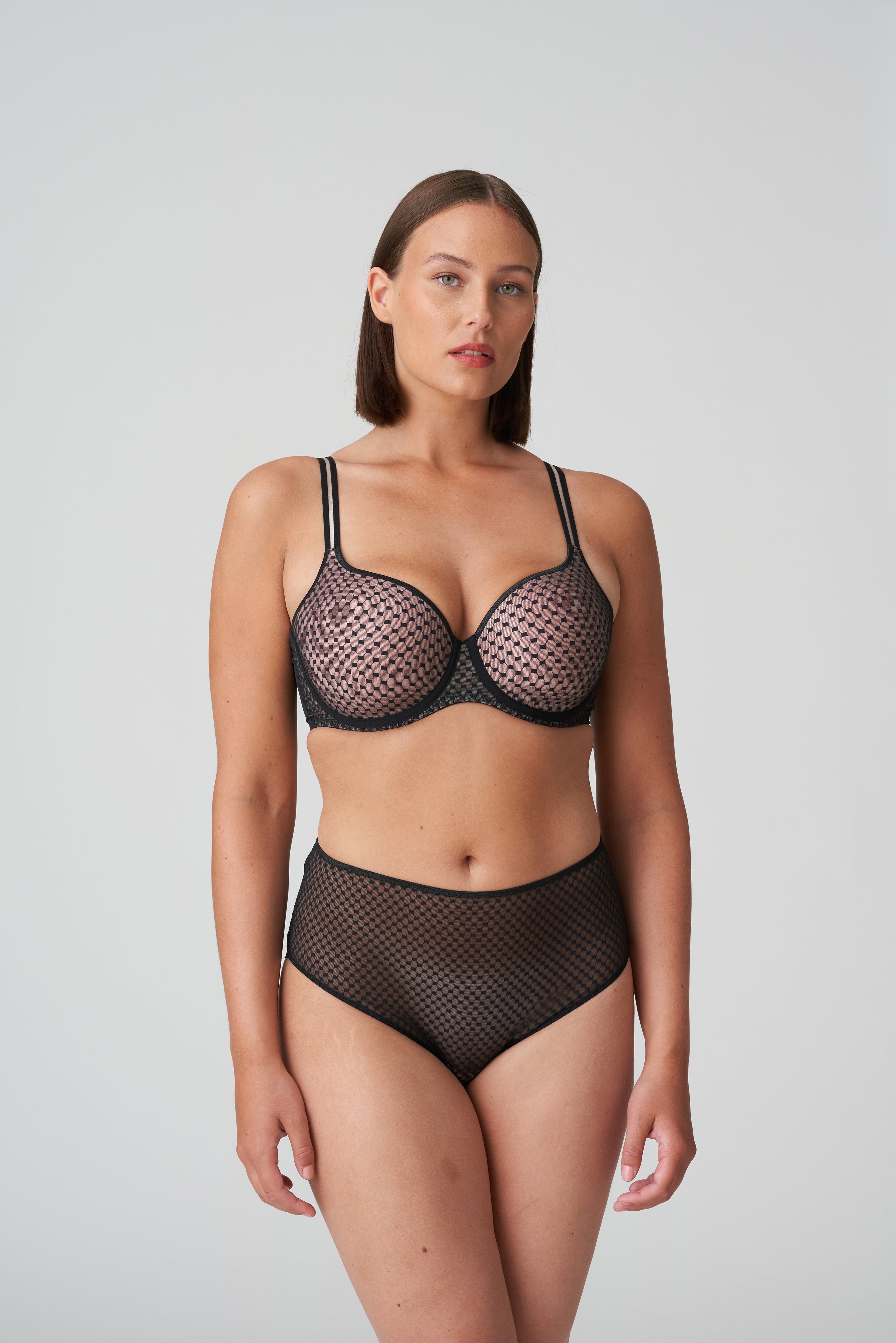 Primadonna Twist Glass Beach Padded Bra Heartshape (0242350) Black