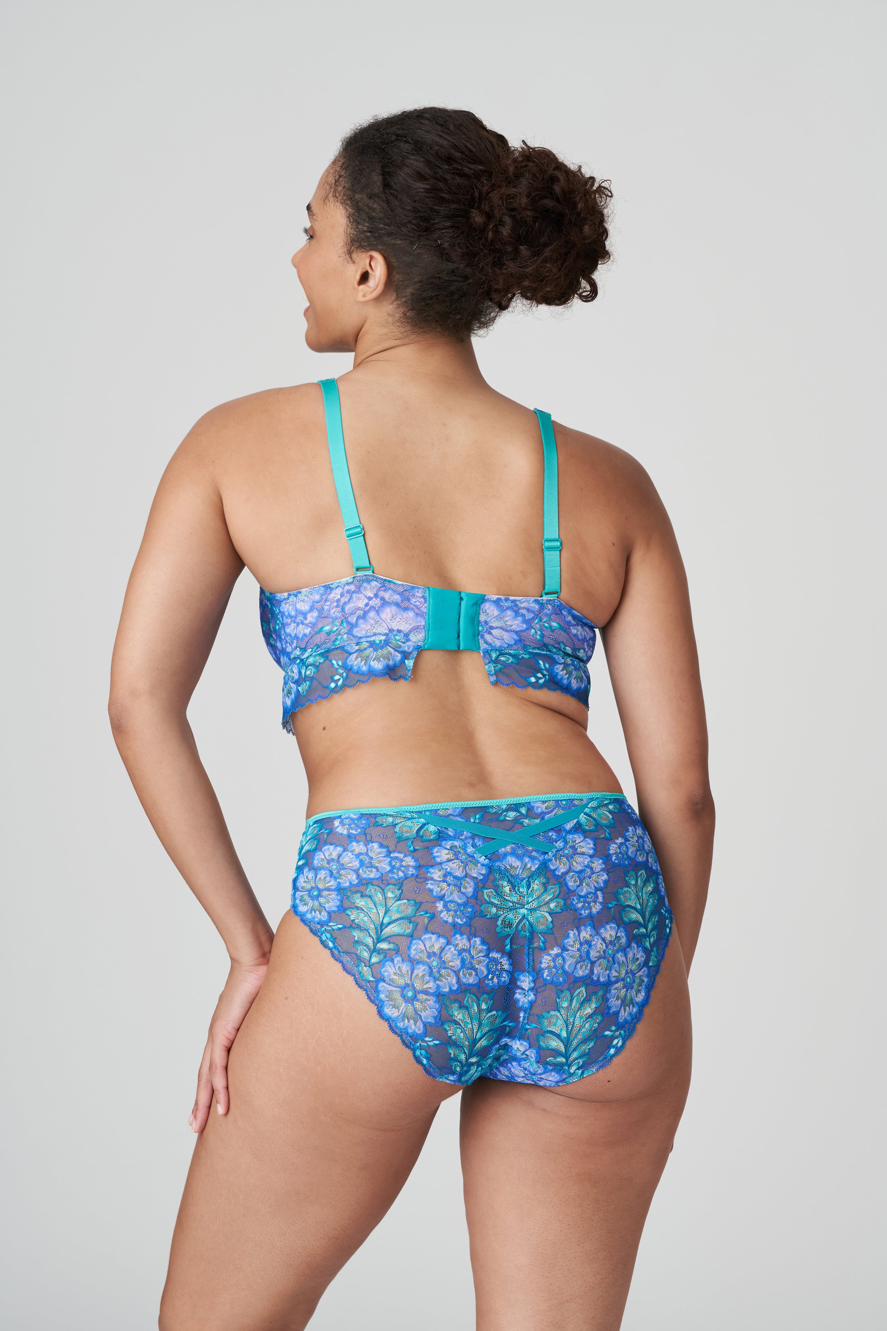 Primadonna Twist Morro Bay Half Padded Plunge Bra (0142264) Mermaid Blue