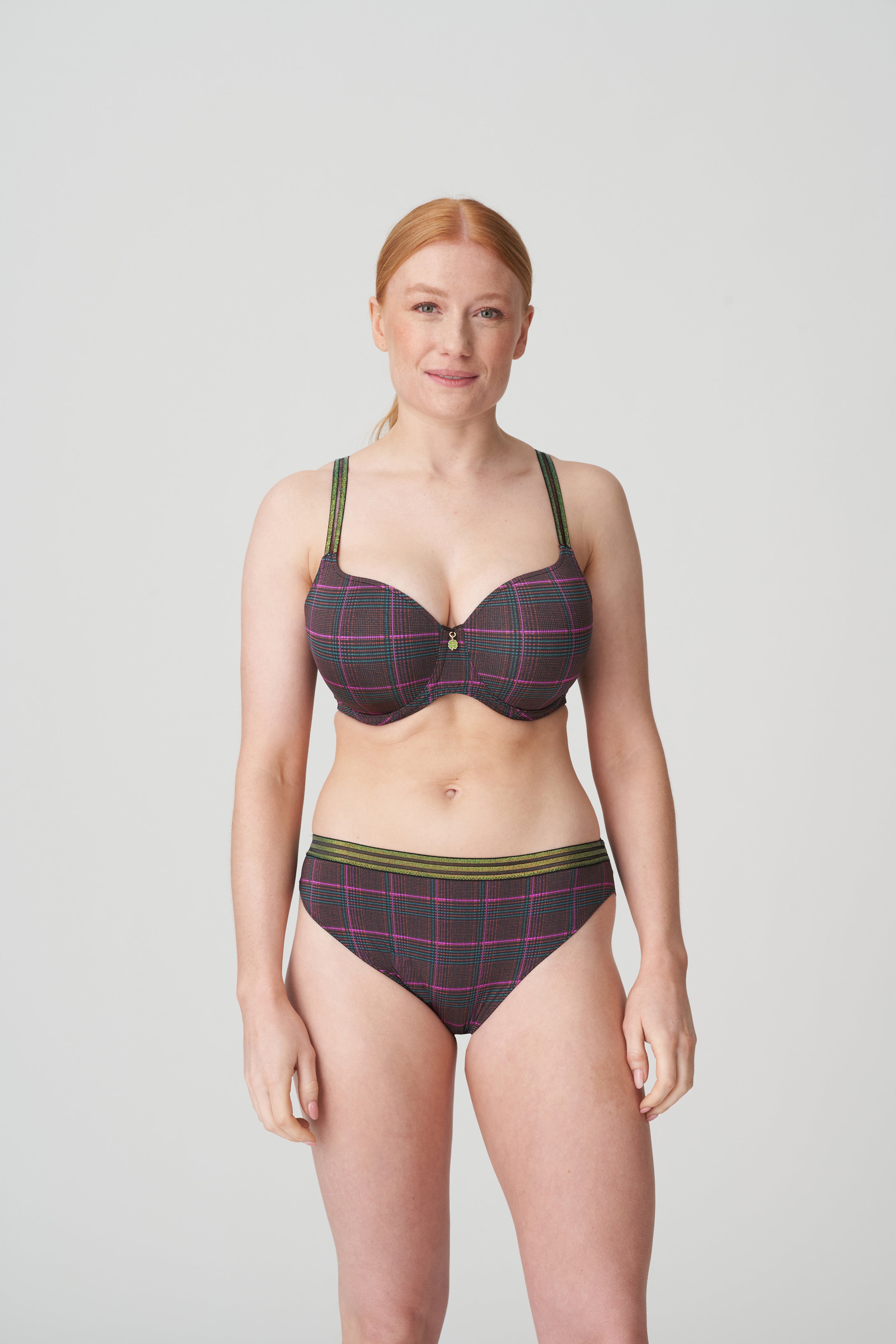 Primadonna Twist Princes Bay Padded Bra Heartshape (0242320) Italian Check