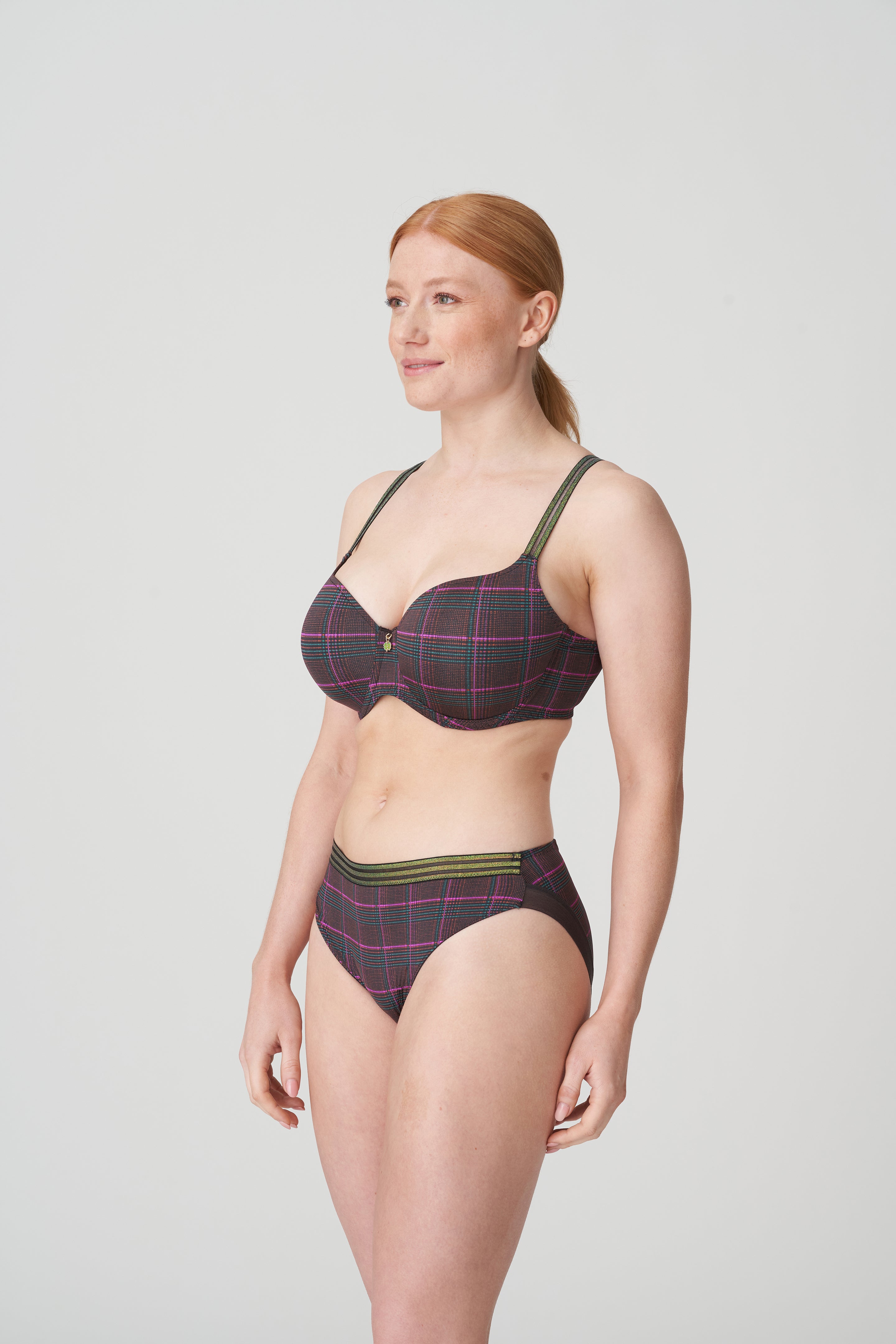 Primadonna Twist Princes Bay Padded Bra Heartshape (0242320) Italian Check