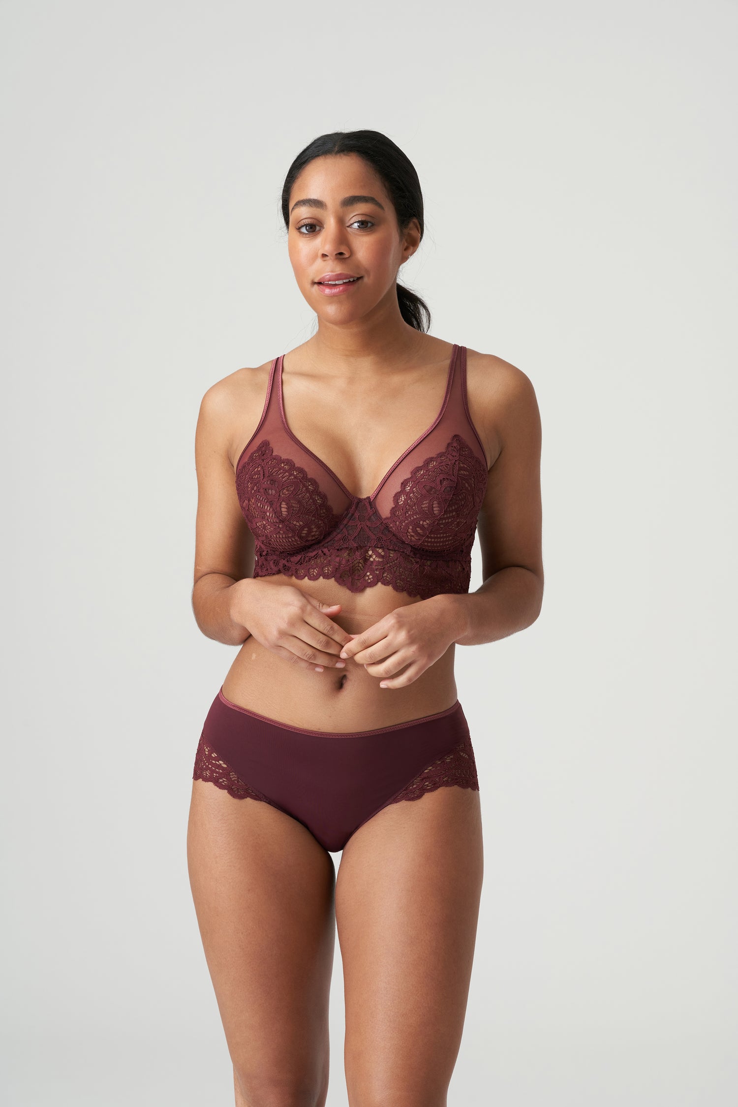 Primadonna Twist First Night Hotpants (0541882) Merlot