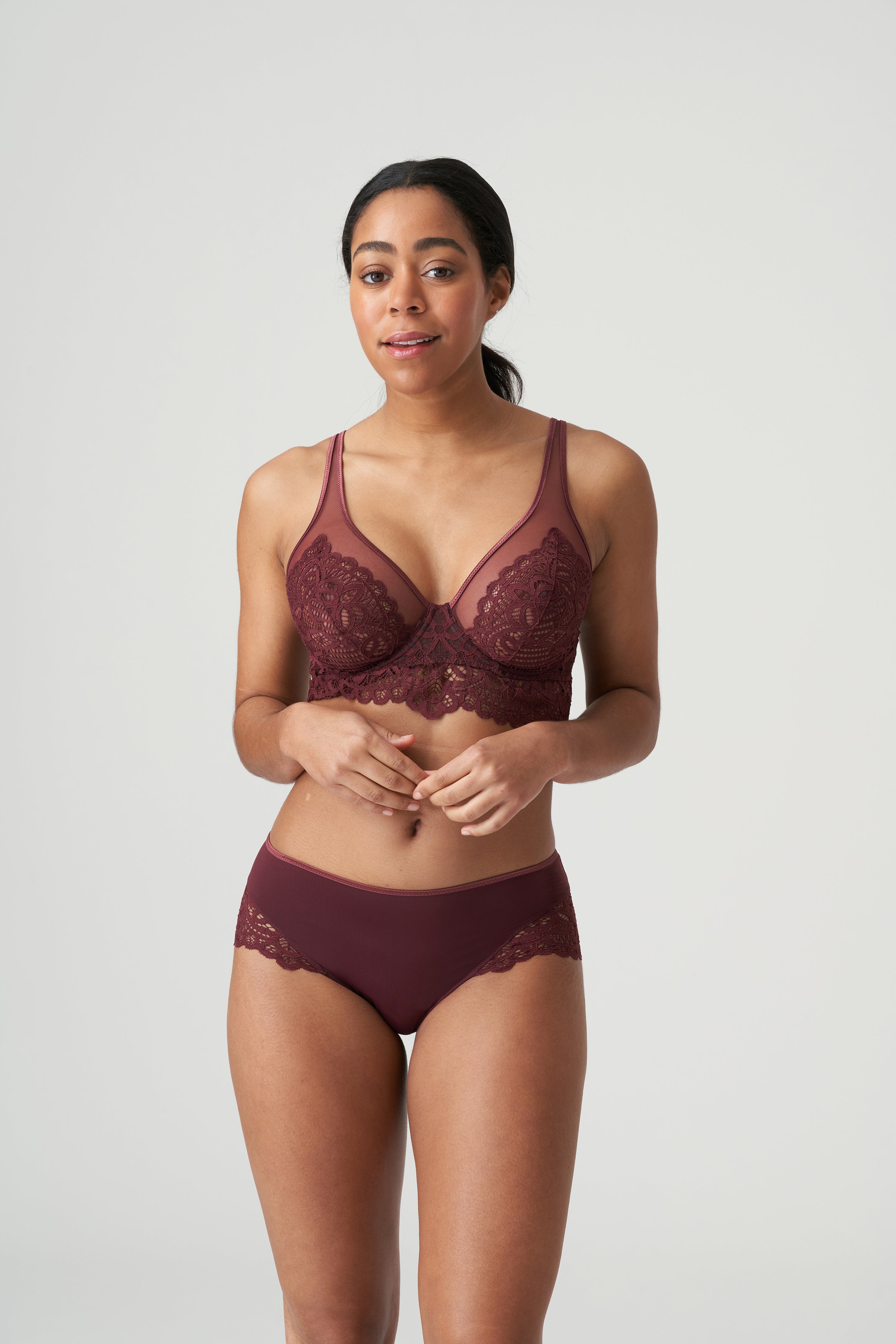 Primadonna Twist First Night Hotpants (0541882) Merlot