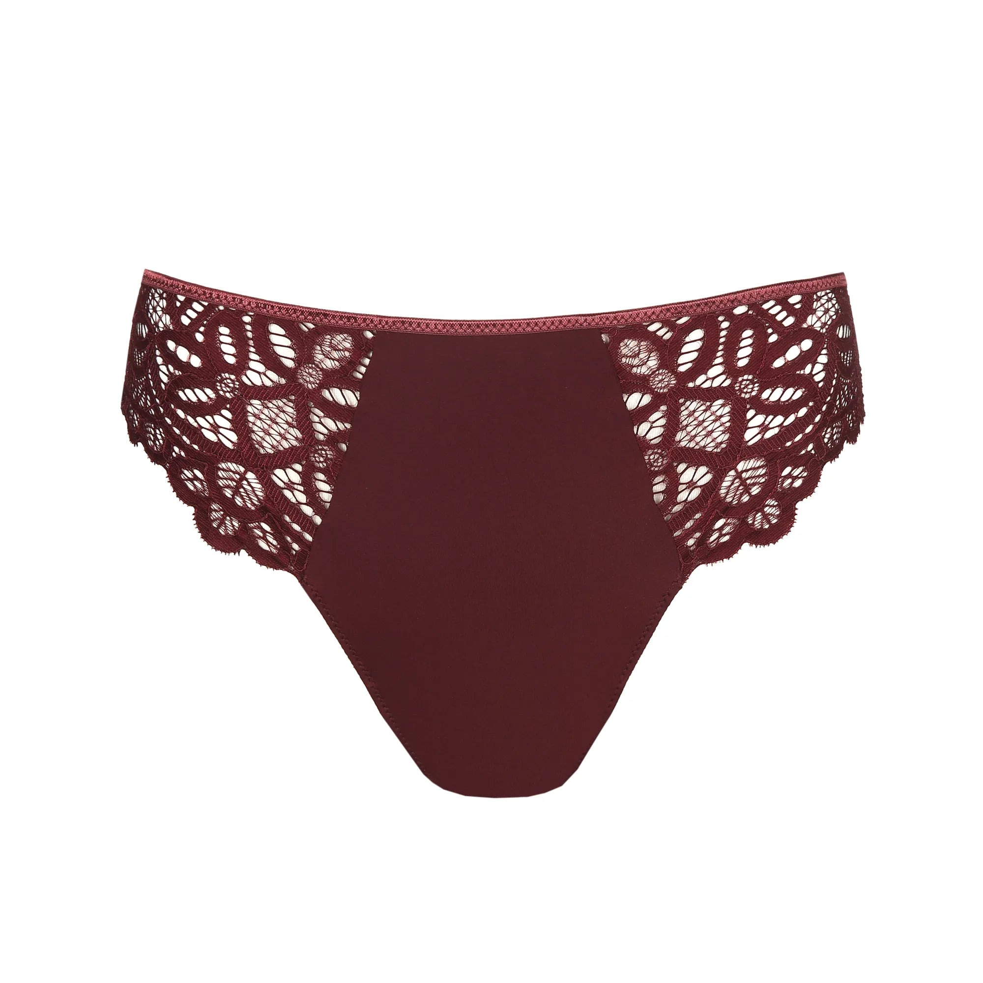 Primadonna Twist First Night Thong (0641880) Merlot