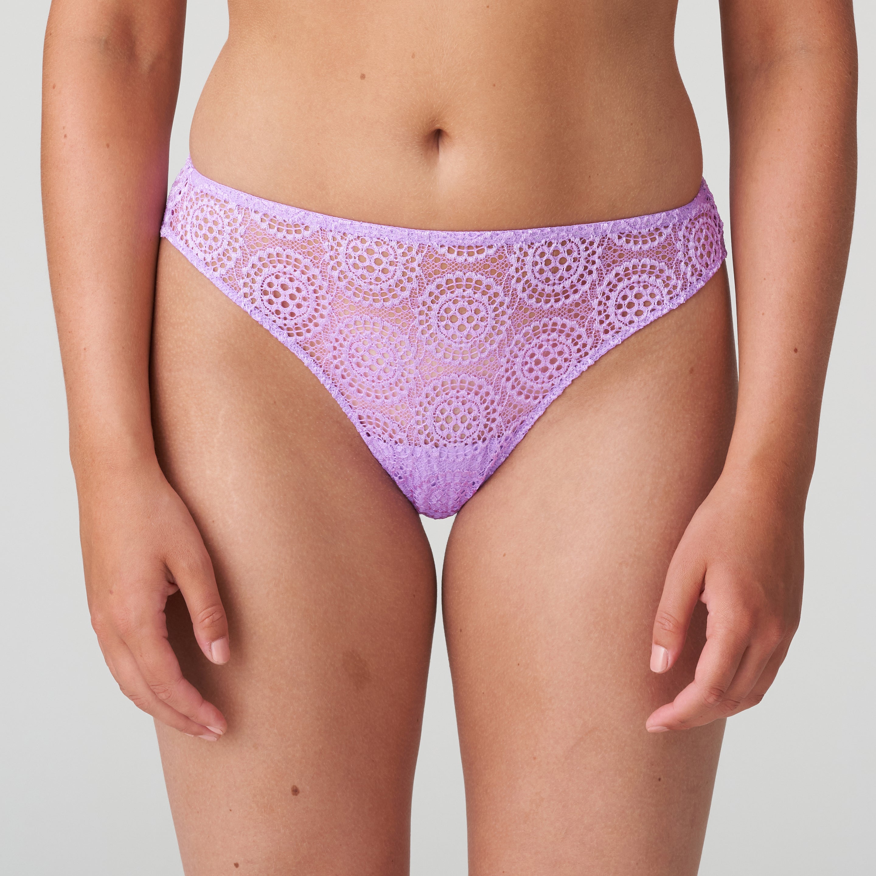 Primadonna Twist Petit Paris Thong (0642140) Lavender Cream