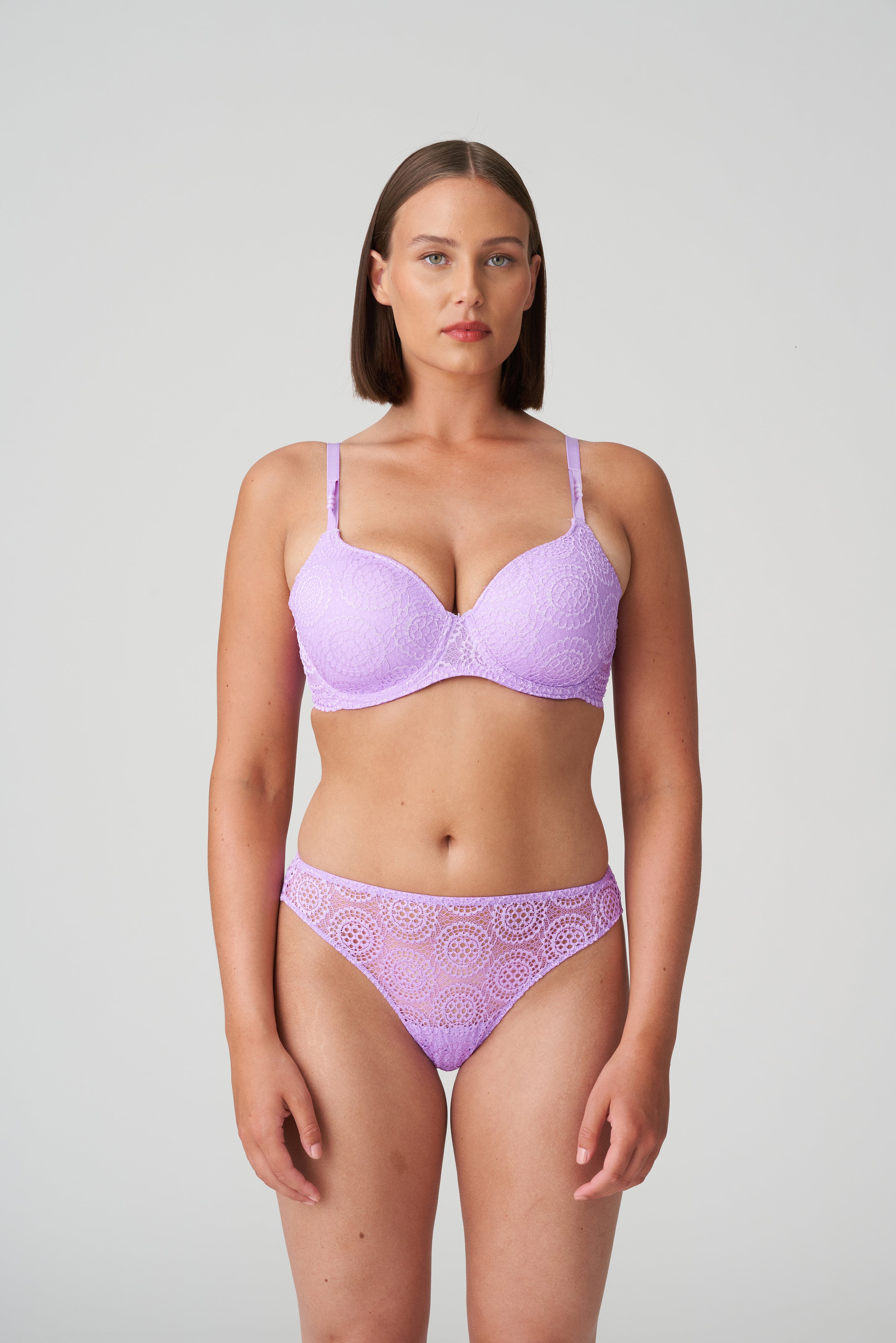 Primadonna Twist Petit Paris Thong (0642140) Lavender Cream