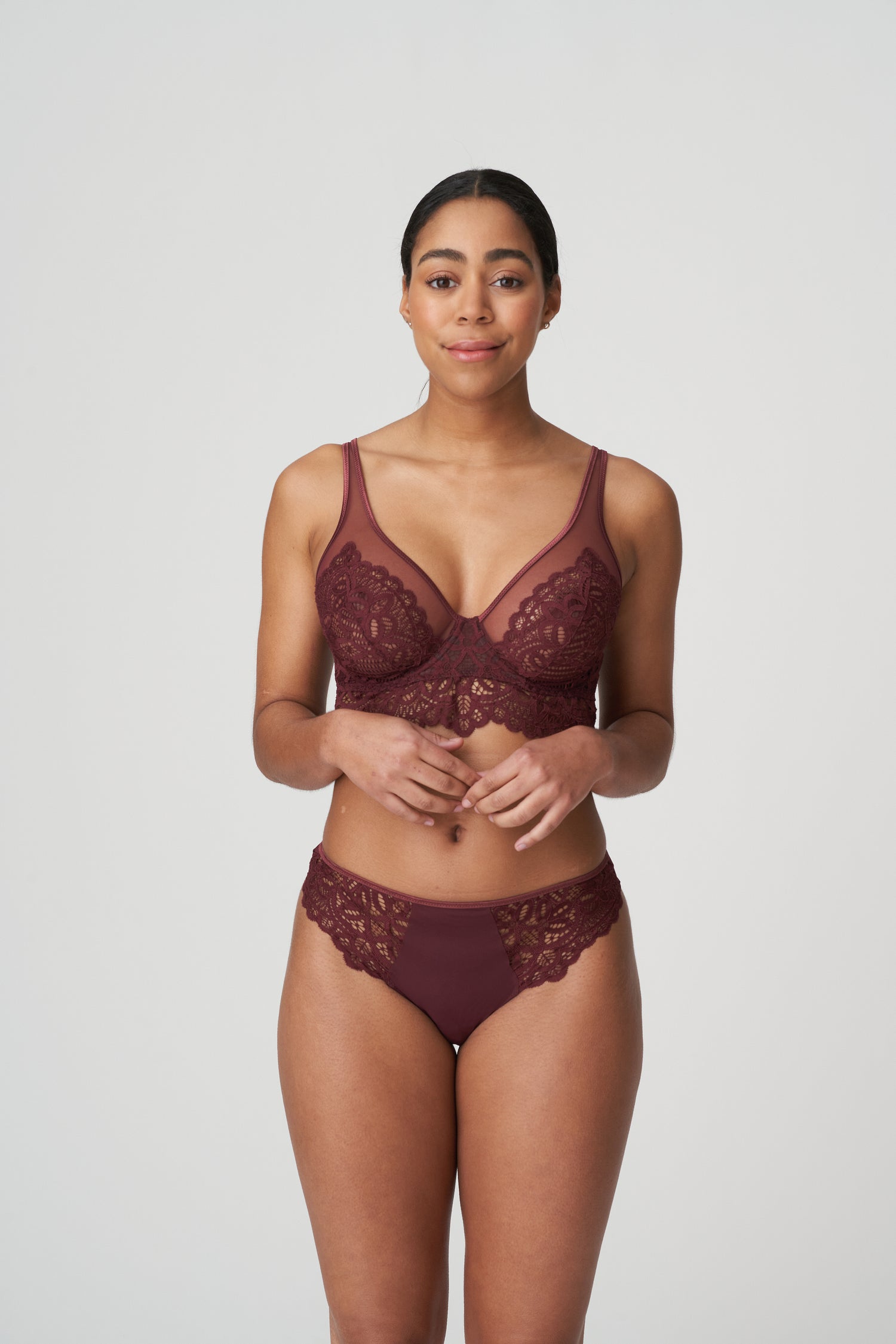 Primadonna Twist First Night Bralette (0141886) Merlot