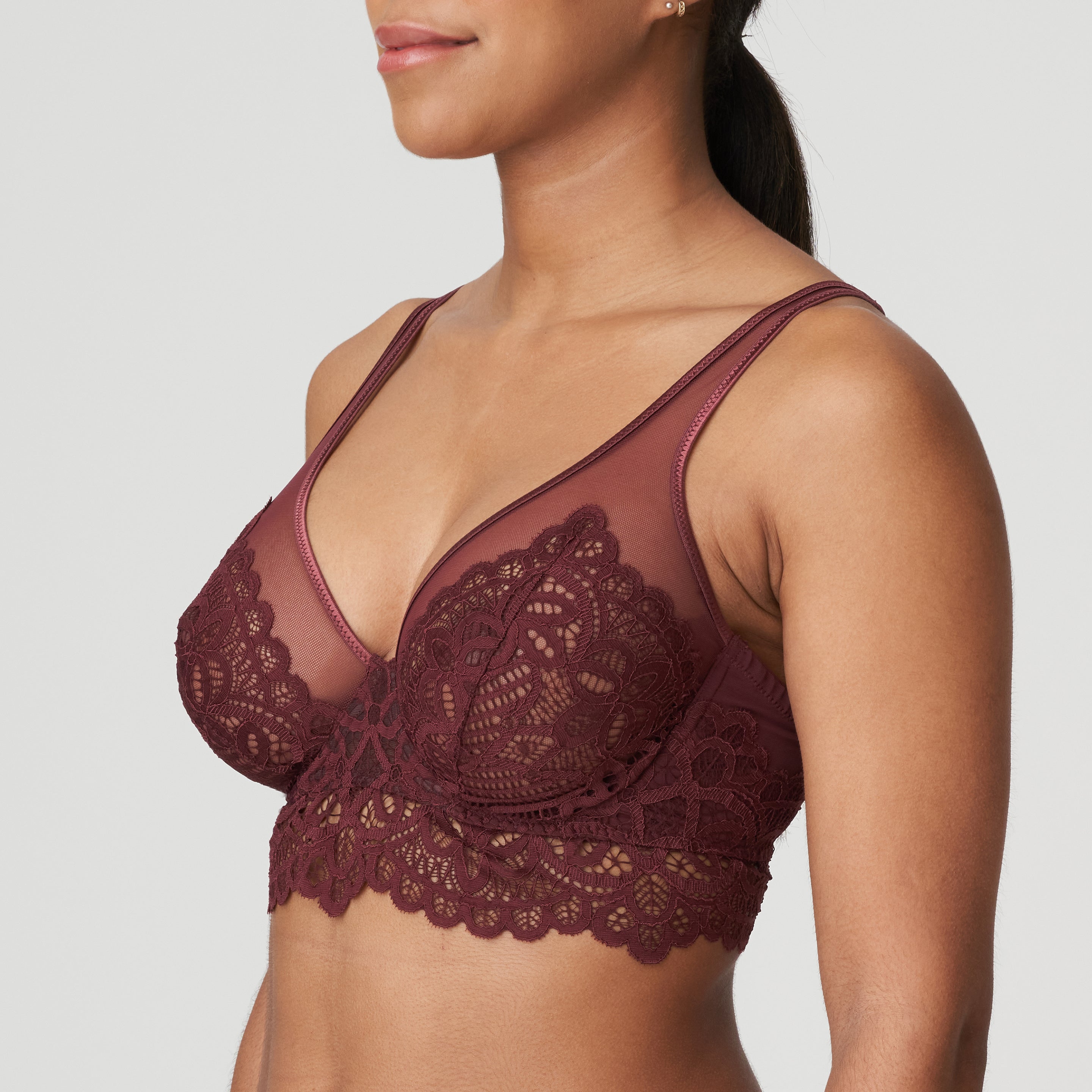 Primadonna Twist First Night Bralette (0141886) Merlot