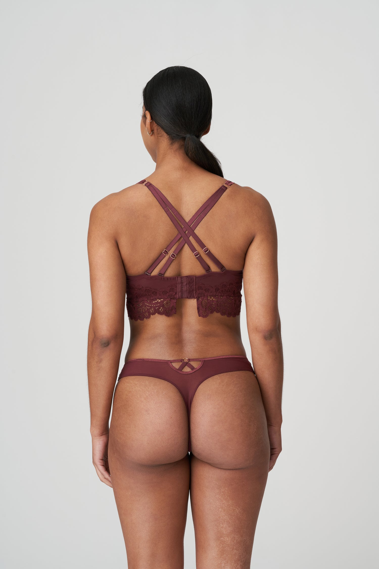 Primadonna Twist First Night Bralette (0141886) Merlot