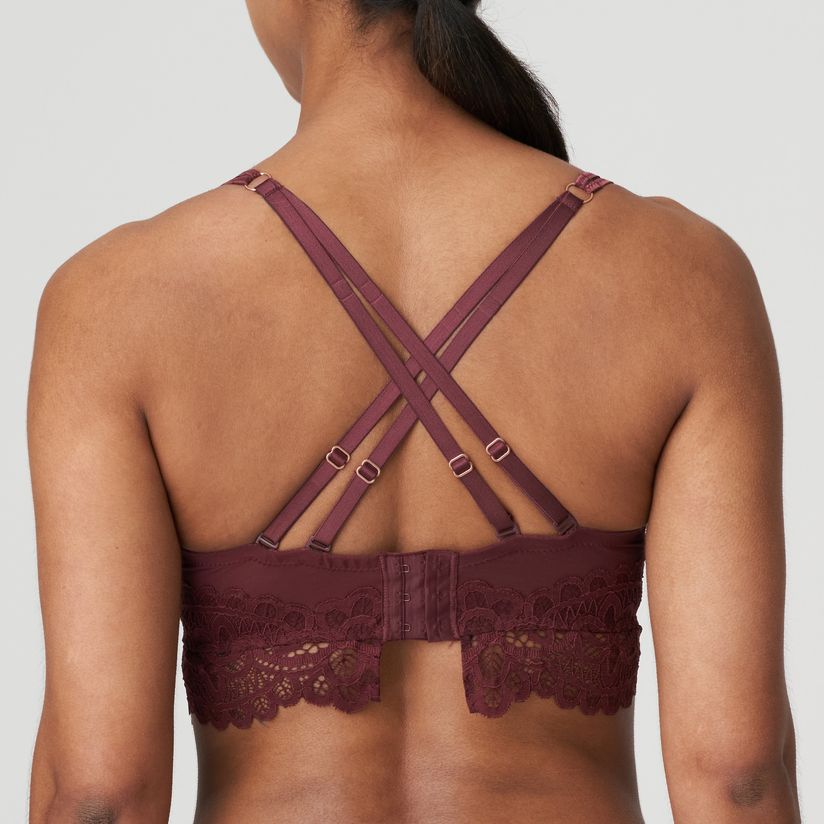 Primadonna Twist First Night Bralette (0141886) Merlot