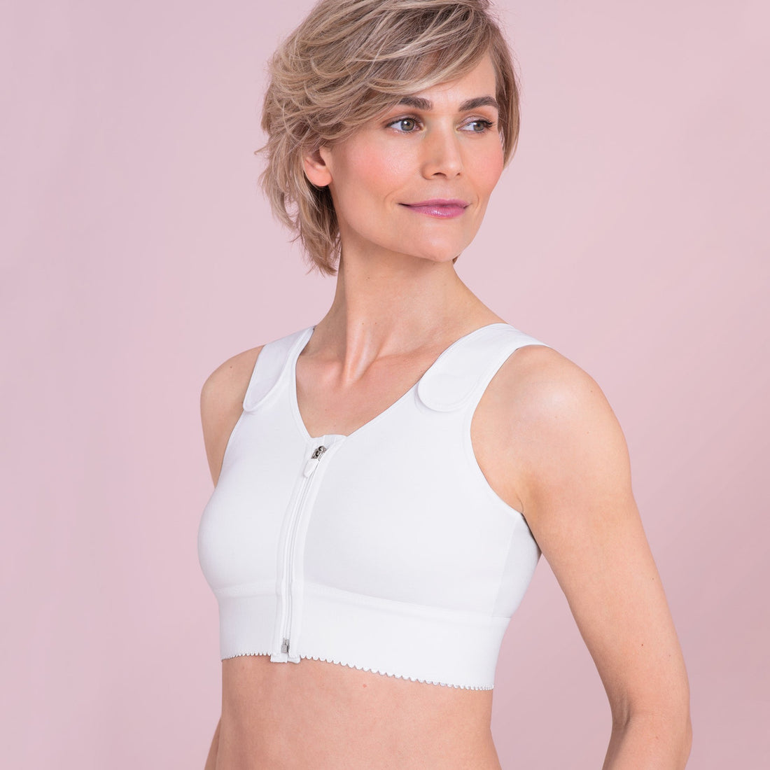 Anita Marbella Compression Bra Front Closure (1094) White