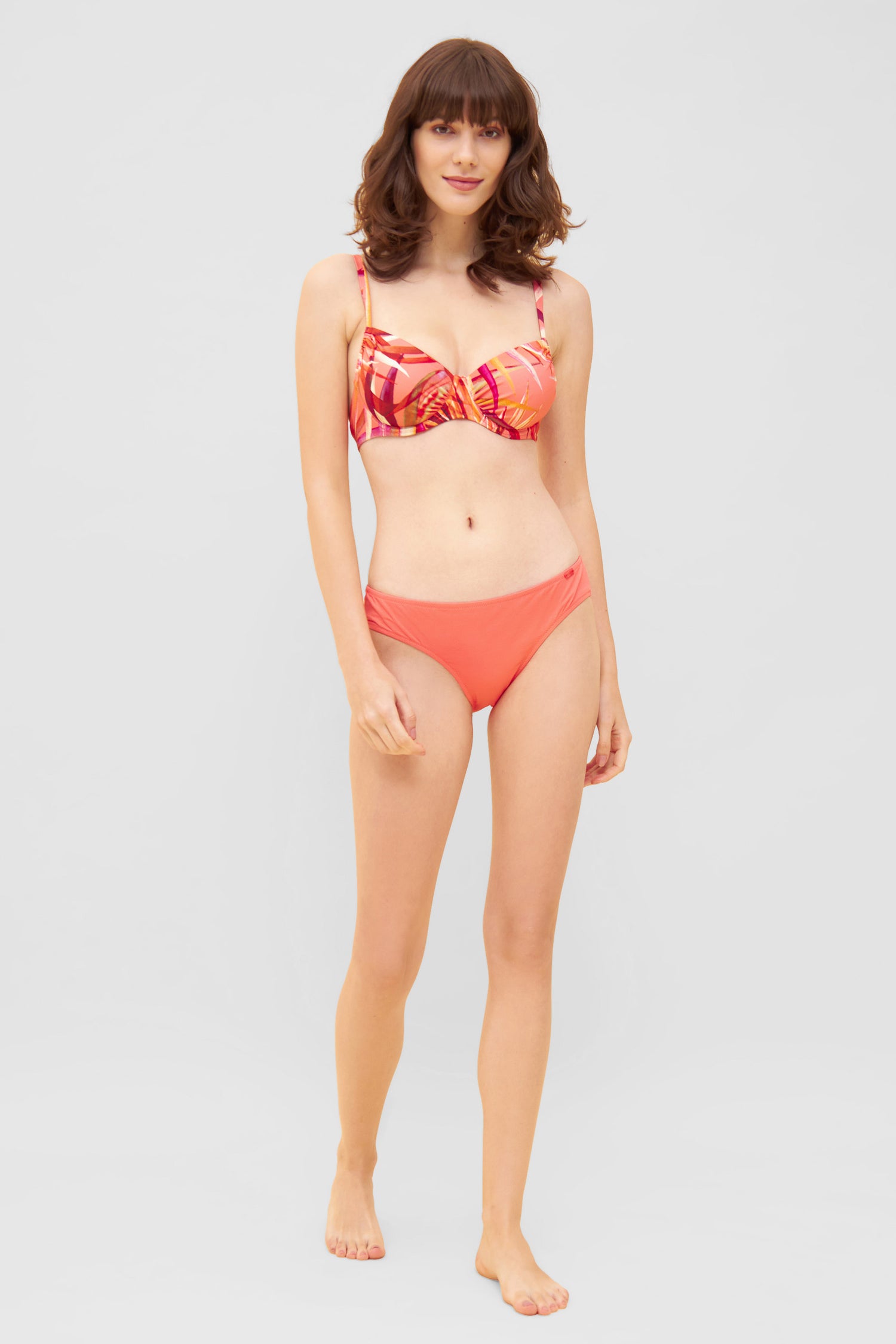 Rosch Bikini-Top, Adjustable Bust, Wire Tropical L (1235550) Multicolor Leaves
