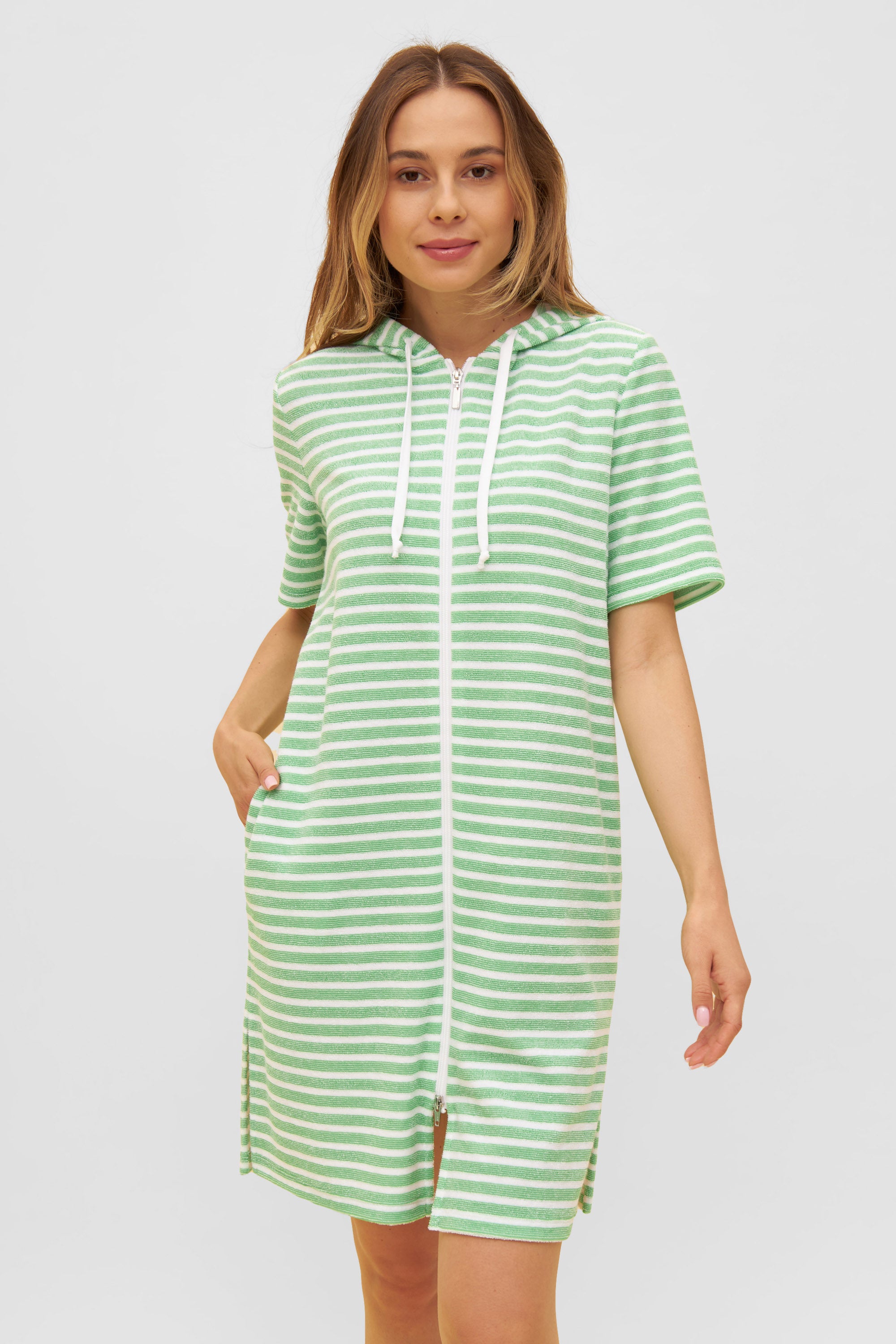 Rosch Beach Dress, 1/2 Sleeve, Zipper Juicy Ringlet (1235617) Ringlet